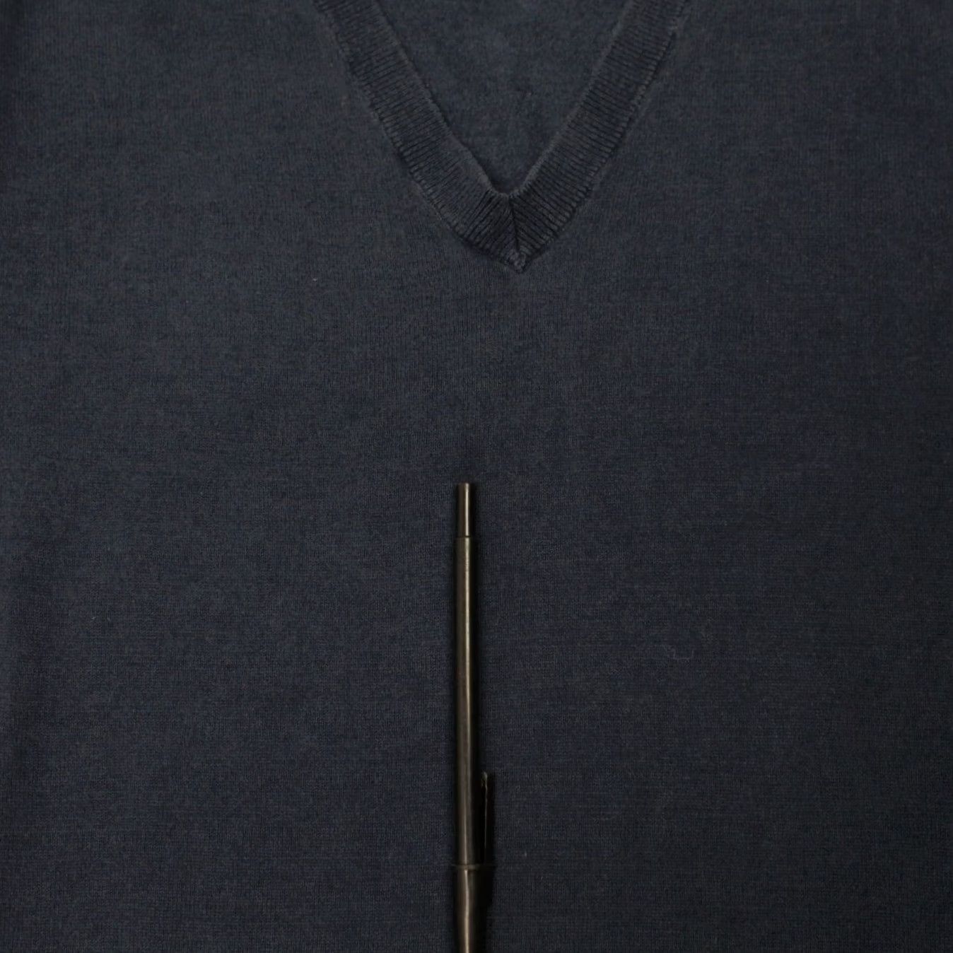 Banana Republic Banana Republic Sweater Mens Large Blue Silk/Cotton/Cashmere V-Neck L/S Pullover Size US L / EU 52-54 / 3 - 5 Thumbnail