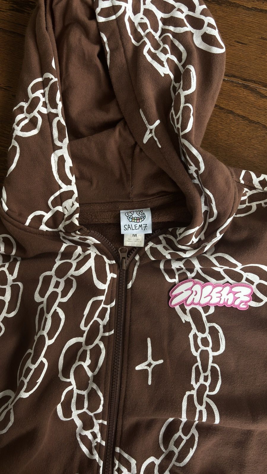 Tyler The Creator Salem7 Zip Up Hoodie Size US M / EU 48-50 / 2 - 5 Thumbnail