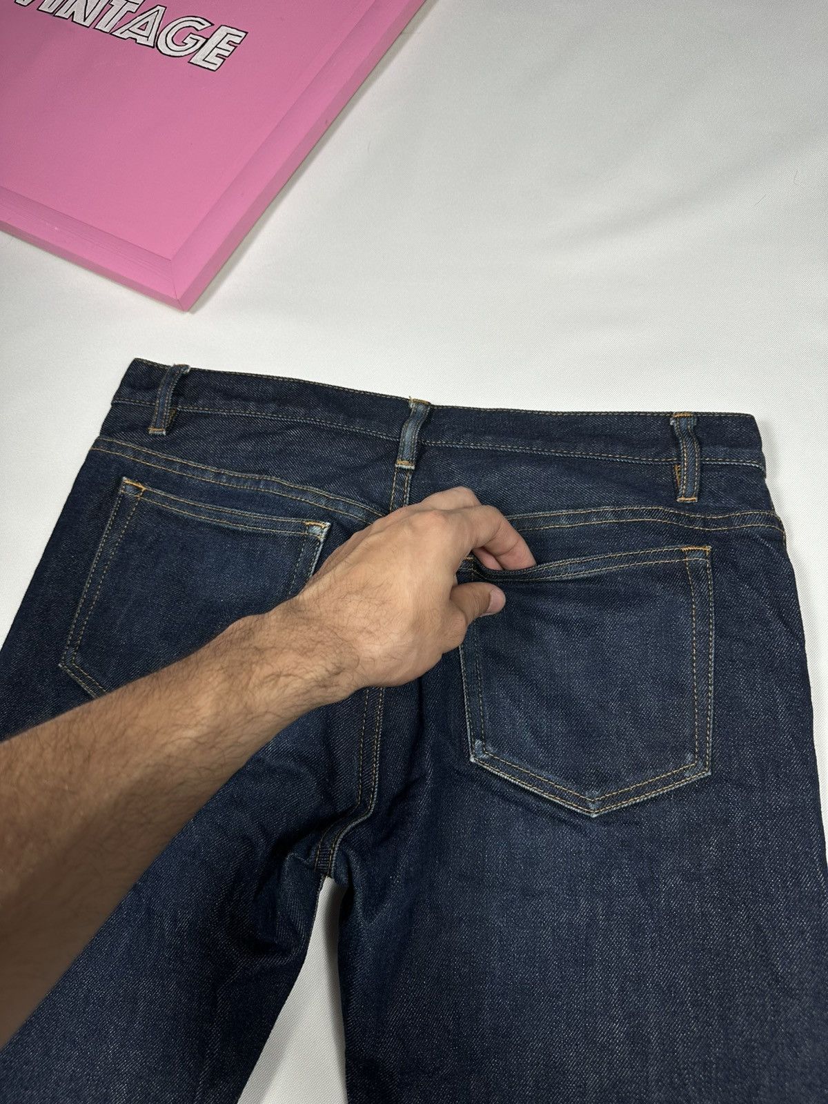 A.P.C. APC Jeans Pants Petit New Standard Classic Basic Denim Size 27" / US 4 / IT 40 - 17 Thumbnail