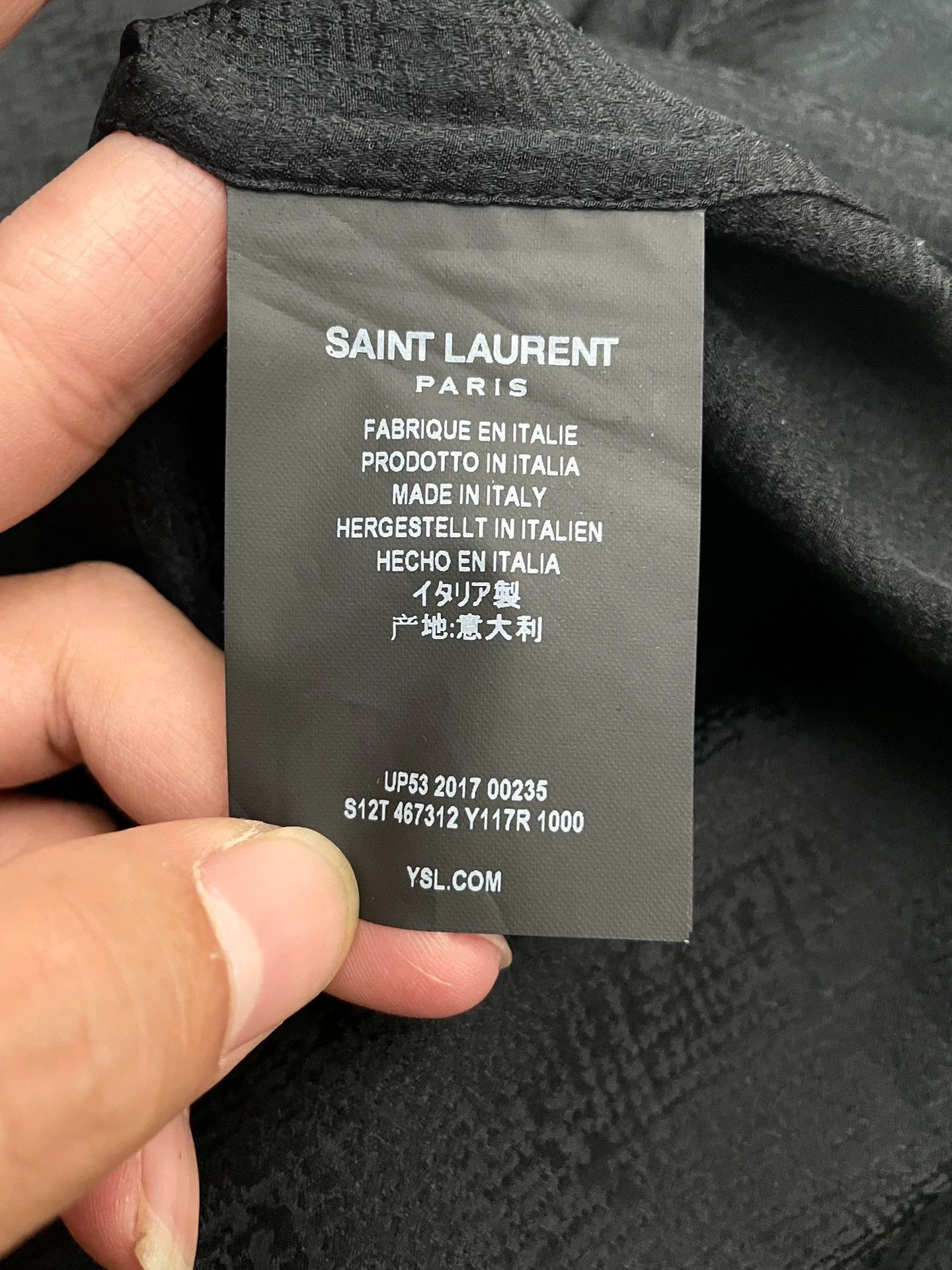 Saint Laurent Paris Authentic Saint Laurent SLP concealed button-down shirt Size US L / EU 52-54 / 3 - 3 Thumbnail