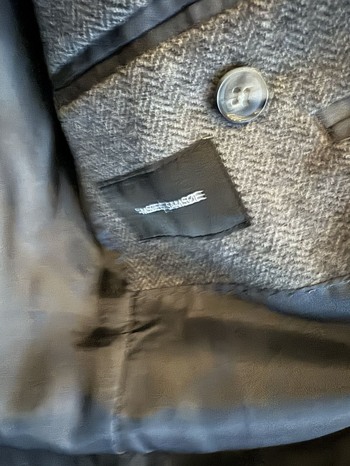 Samsoe Samsoe Tweed Blazer Size 48R - 3 Thumbnail