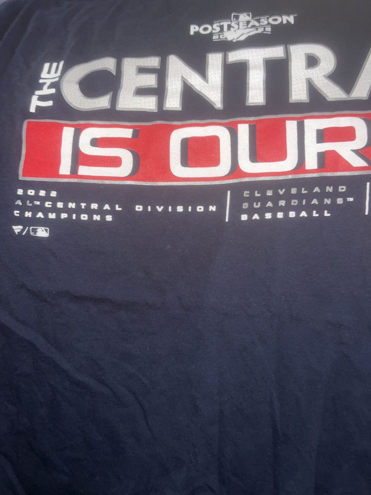 MLB Fanatics MLB Cleveland Guardians The Central Is Ours Tee Size US M / EU 48-50 / 2 - 7 Thumbnail