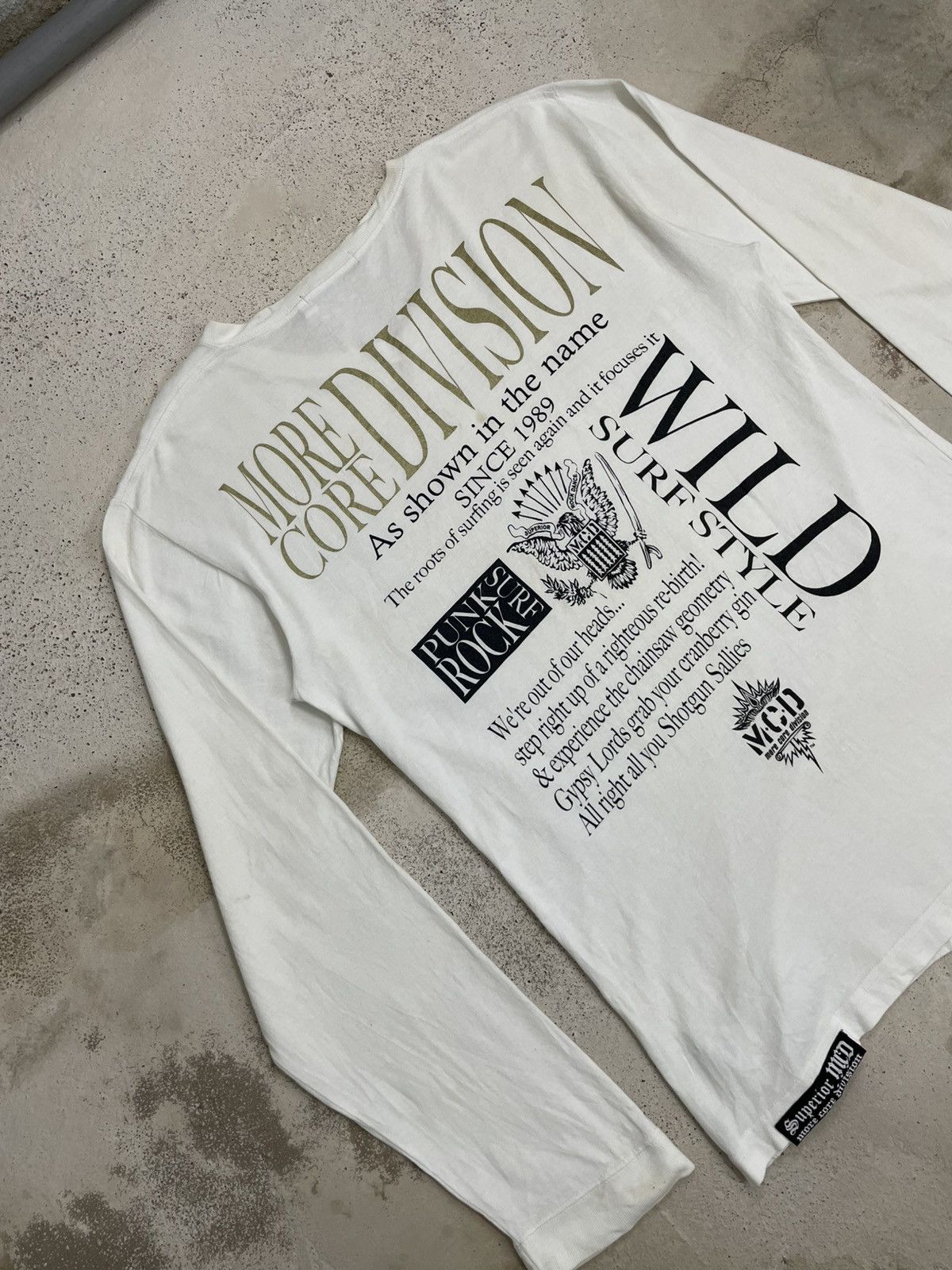 Japanese Brand More Core Devision Y2K Style Punk Superior Rock Size US XL / EU 56 / 4 - 5 Thumbnail