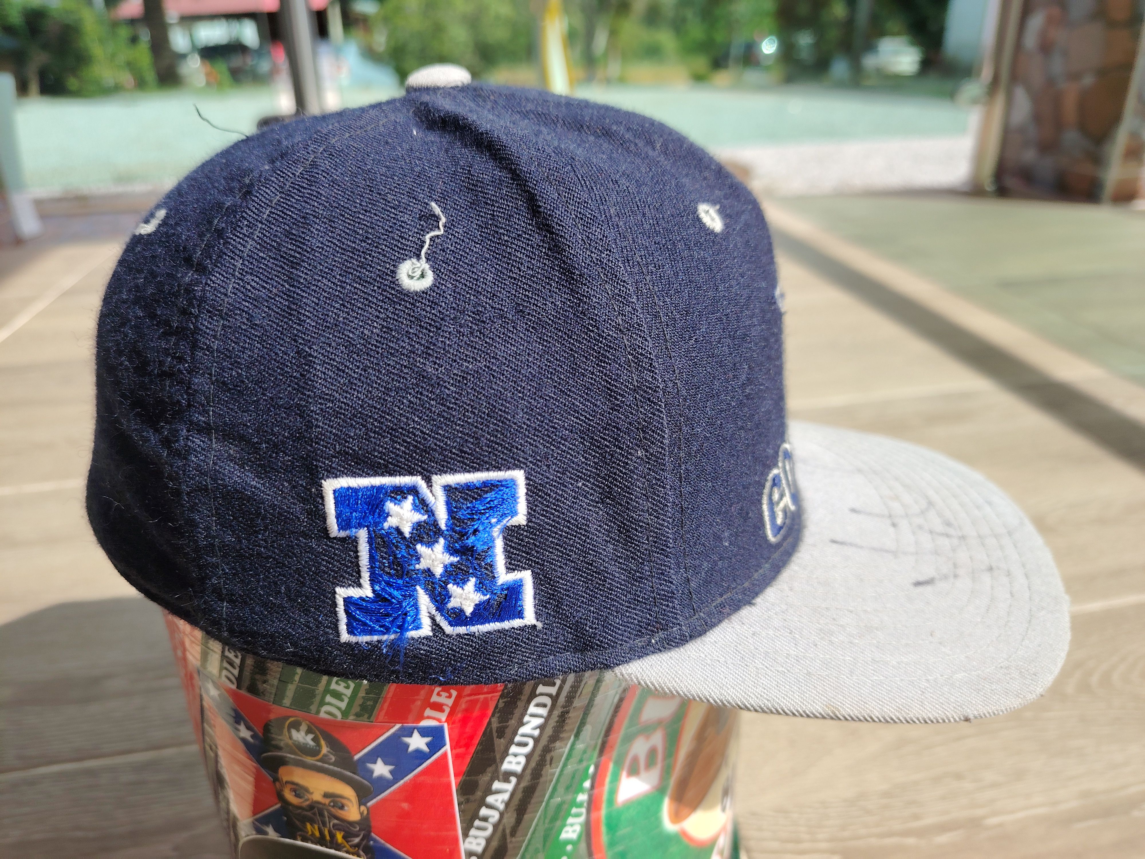 NFL × Starter × Vintage Dallas Cowboys Vintage 90s Starter Fitted Hat 7 1/4 Size ONE SIZE - 3 Thumbnail