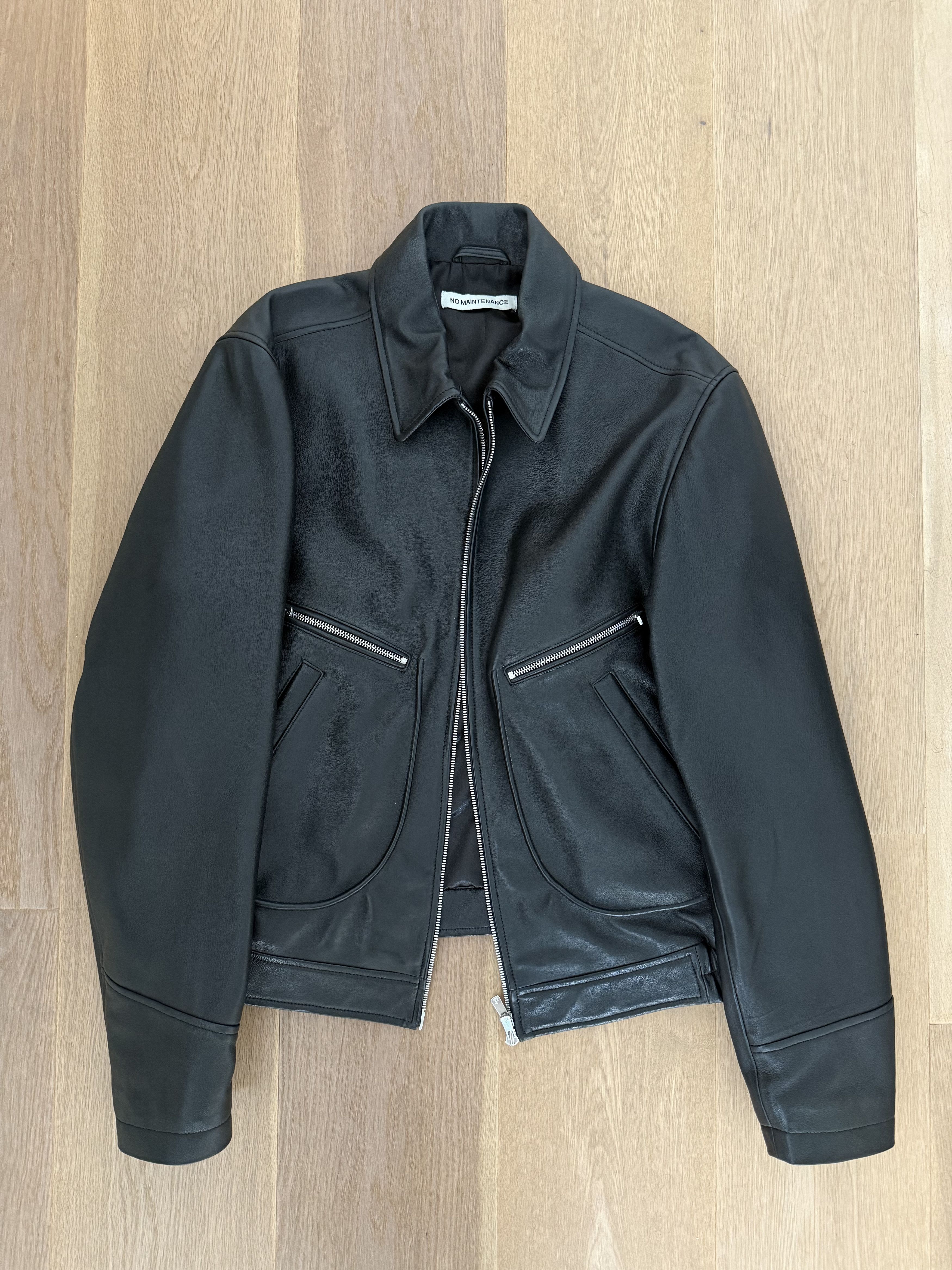 No Maintenance Aero Leather Jacket