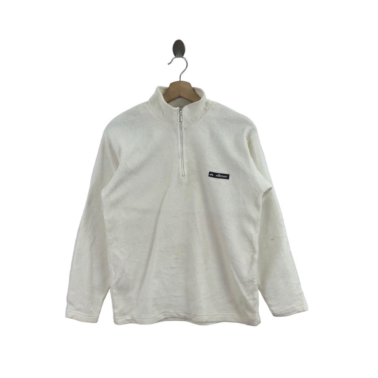 Ellesse Vintage ELLESE PERUGIA ITALIA x GOLDWIND White Fleece Jacket Size S / US 4 / IT 40 - 1 Thumbnail