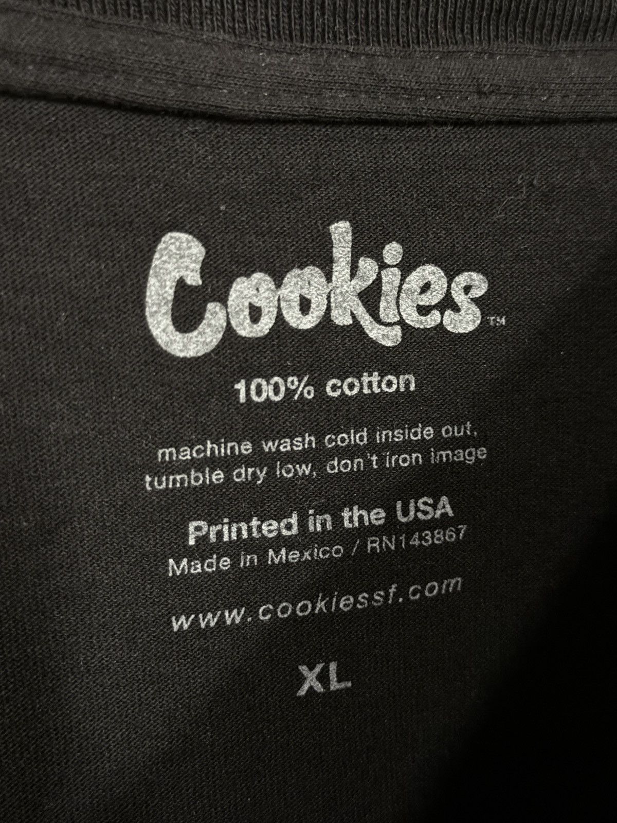 Cookies Cookies Tie Dye LSD Leaf Weed Logo Tee 420 Black XL Size US XL / EU 56 / 4 - 3 Thumbnail