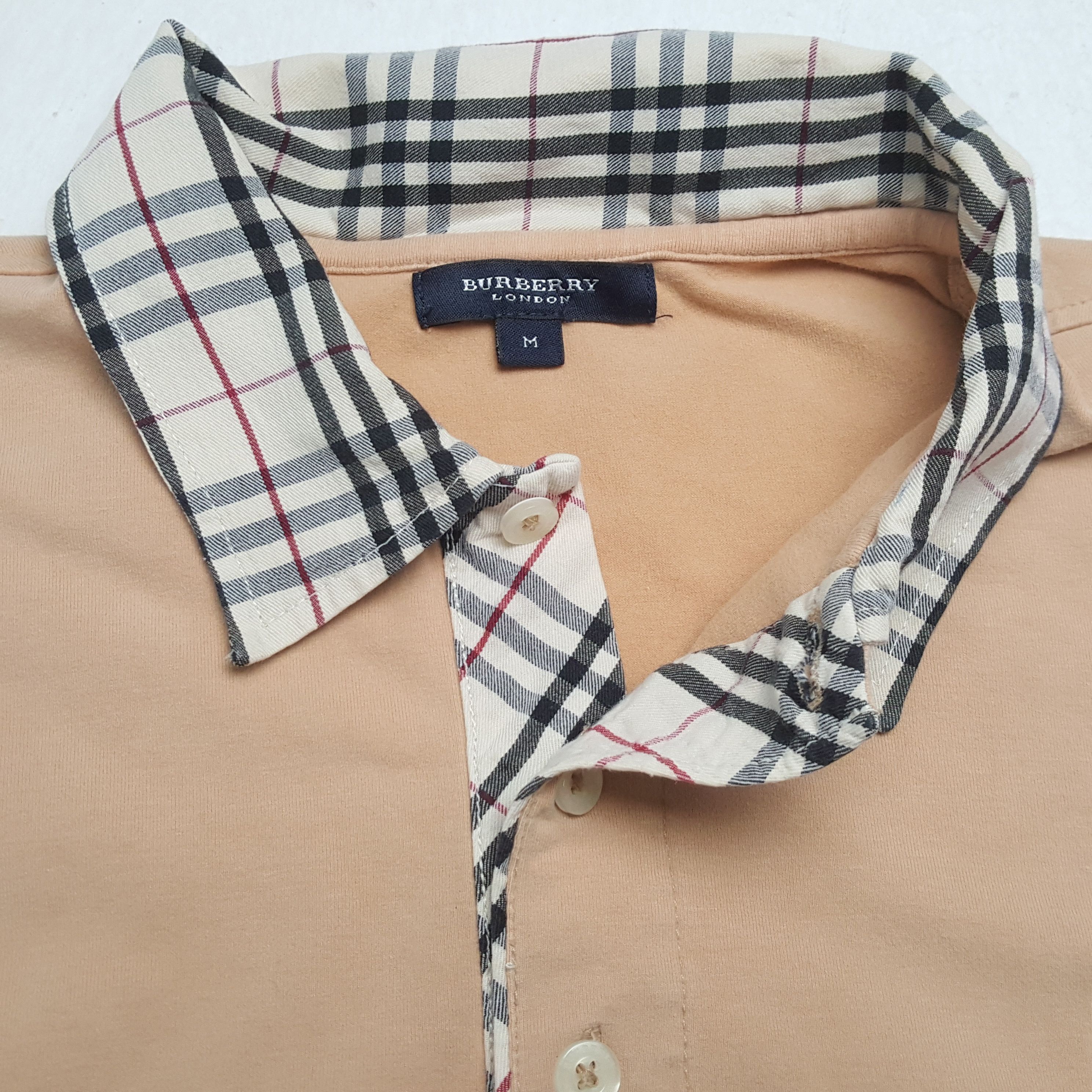 Burberry × Vintage BURBERRY LONDON Luxury Brand Fashion Style Polos Size US M / EU 48-50 / 2 - 8 Thumbnail