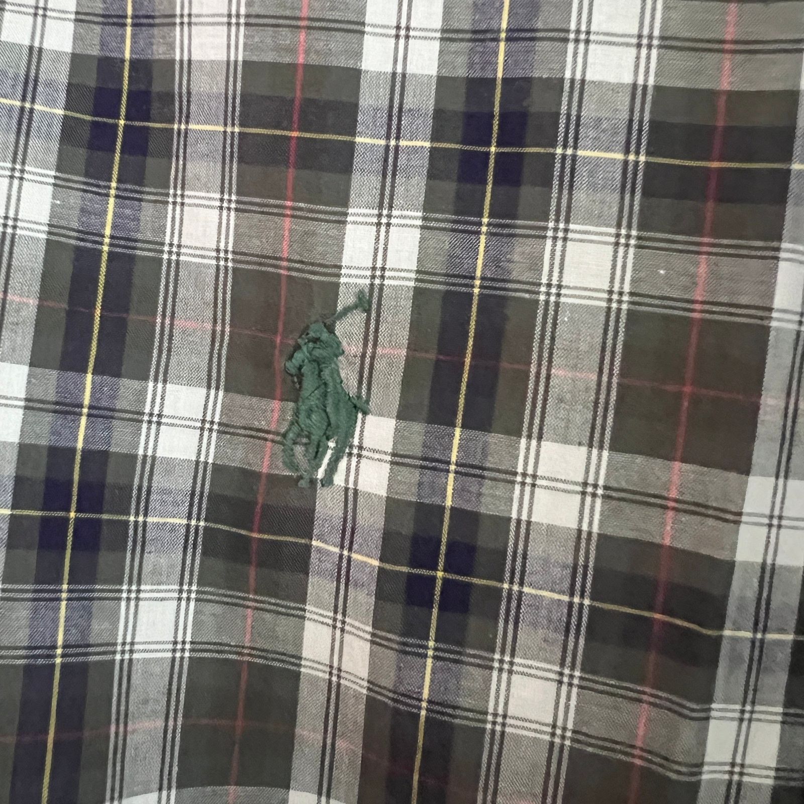 Polo Ralph Lauren VTG Polo Ralph Lauren Men's LS Tartan Plaid Shirt L 26x31 Size US L / EU 52-54 / 3 - 2 Thumbnail