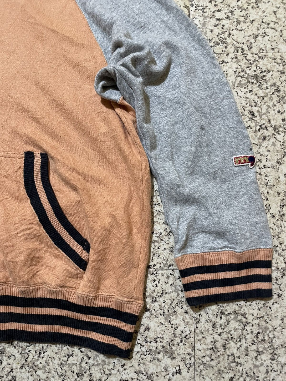 mercibeaucoup Mercibeaucoup Issey Miyake "Bear Ears" Raglan Varsity Hoodie Size US M / EU 48-50 / 2 - 7 Thumbnail