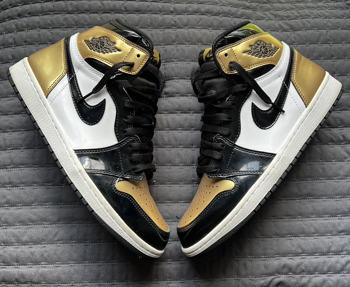 SIZE 10 Air Jordan Retro High OG NRG 'Gold Toe'