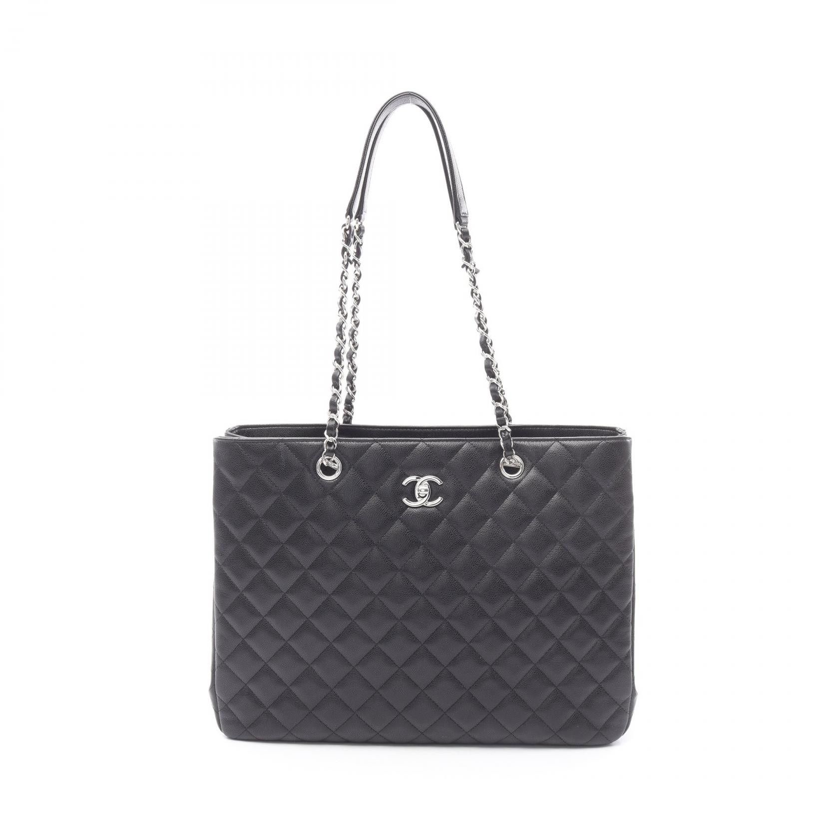 Chanel Chanel Chanel Matelasse Grained Calfskin Tote Bag Leather Tote Bag A91046 Size ONE SIZE - 1 Thumbnail