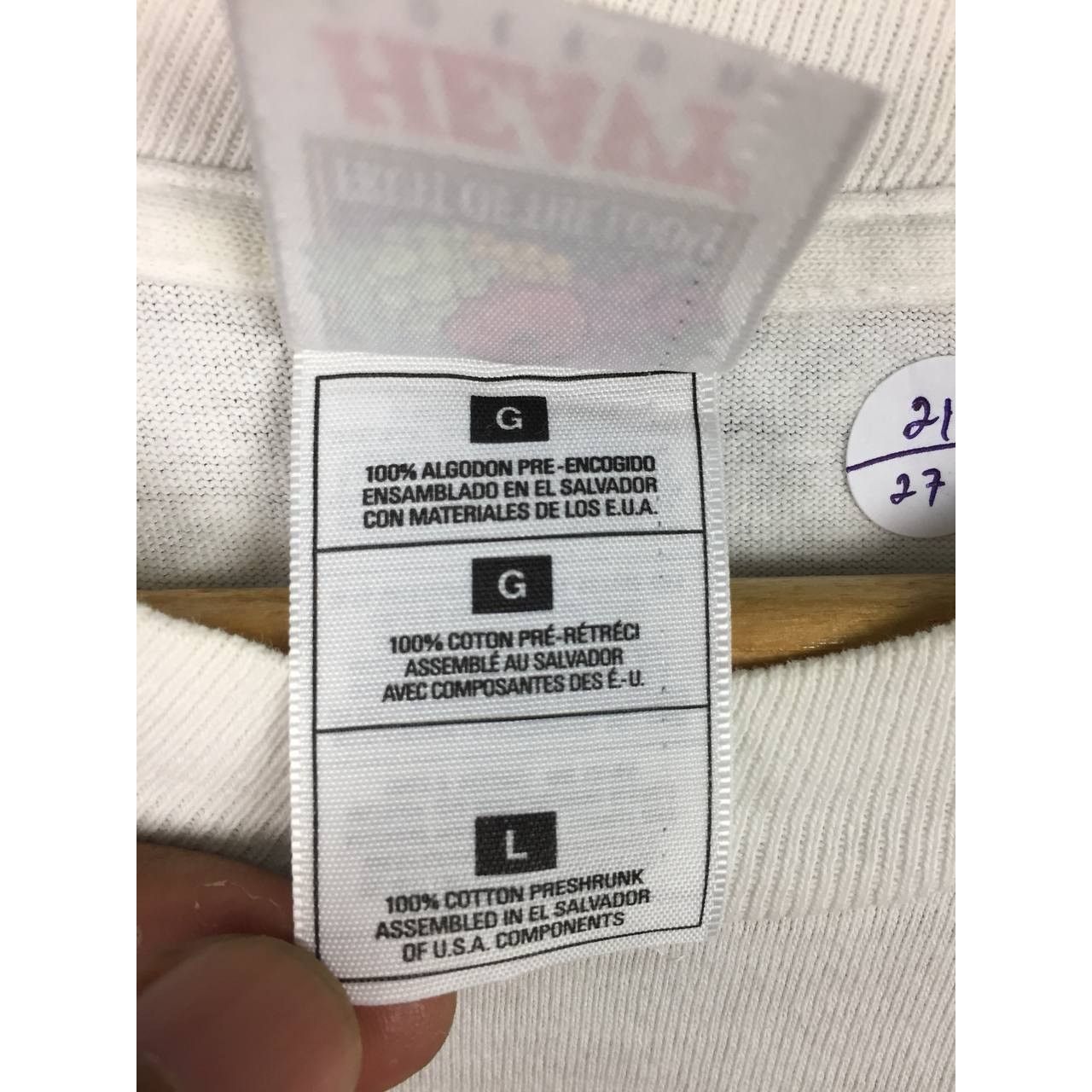 Fruit Of The Loom × Vintage Vtg 90s Distressed Joe’s Crab Shack Joe Know Elvis Promo Tee Size US L / EU 52-54 / 3 - 19 Thumbnail