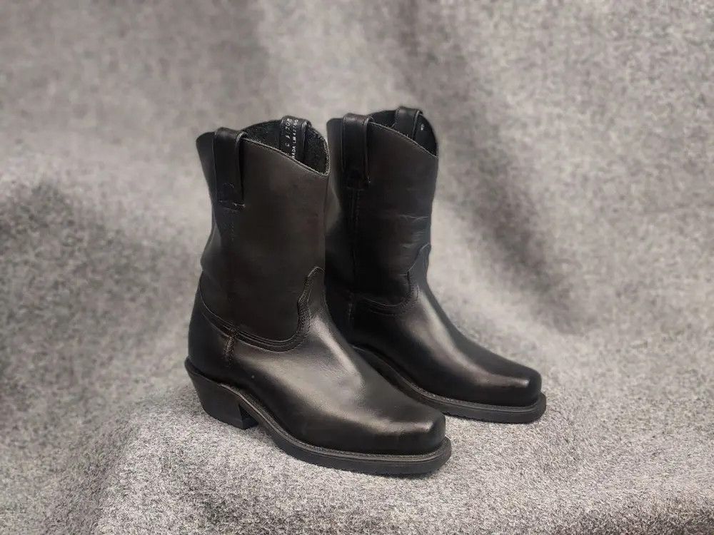 Canada West Canada West Leather Motorcycle square toe ankleVintage Boots Size US 8 / IT 38 - 2 Thumbnail