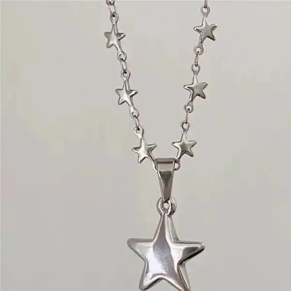 Japanese Brand Double Star Pendant Necklace Size ONE SIZE - 4 Thumbnail