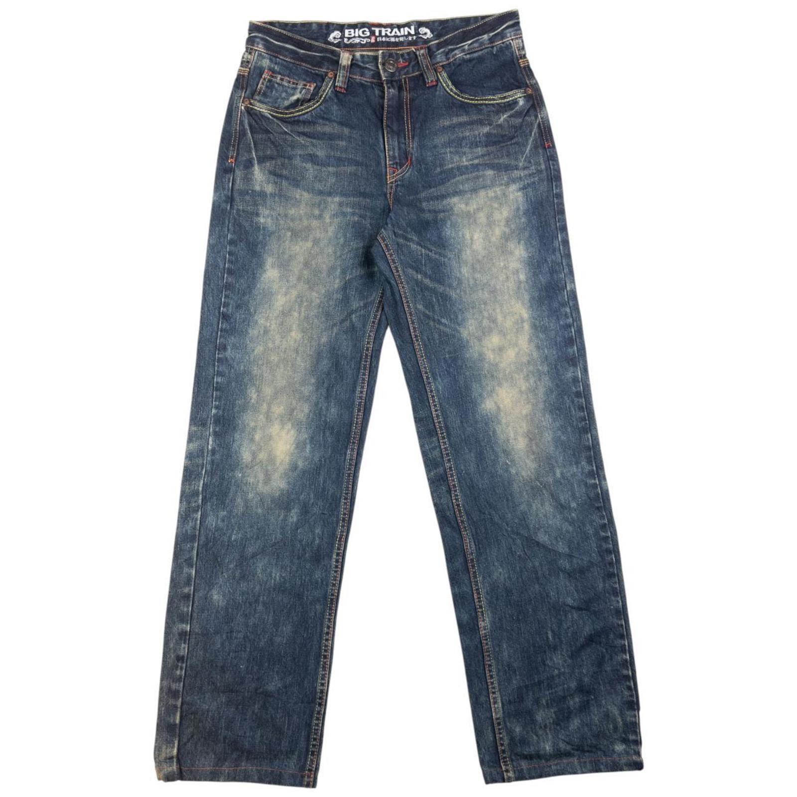 Other Vintage Big Train Embroidered Devils Japanese Jeans Size W31 Size US 31 - 3 Thumbnail