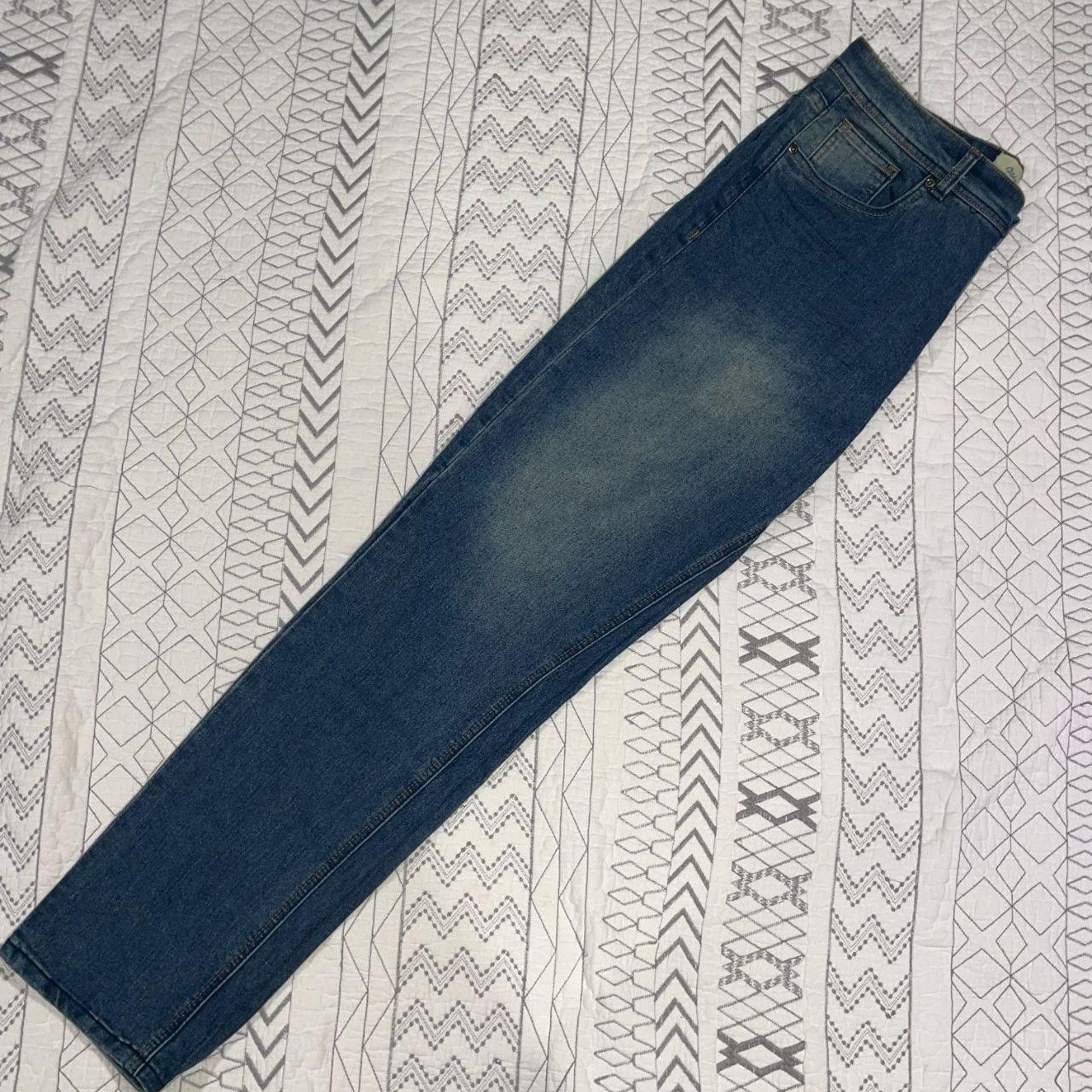 Stitch's Jeans 36x32 Stitches Rivets Blue Jeans Size US 36 / EU 52 - 5 Thumbnail