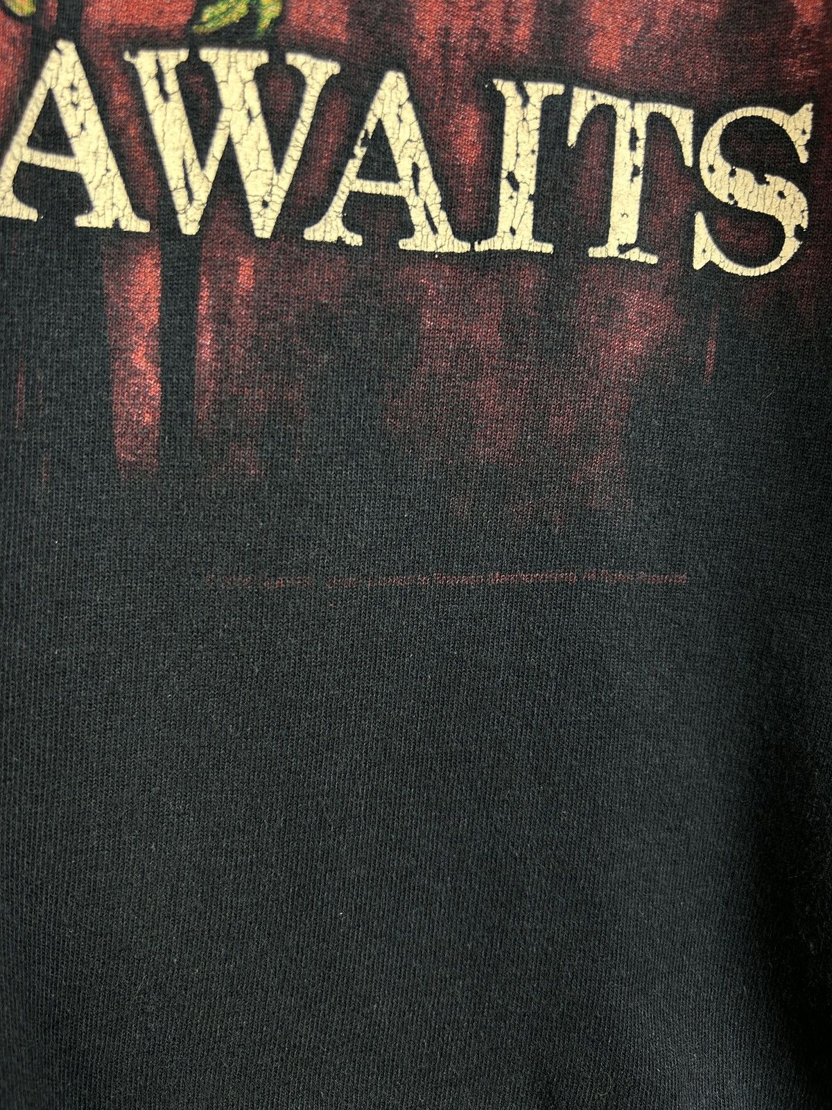 Band Tees Vintage Slayer Hell Awaits Metal Band Short Sleeve T-Shirt Size US L / EU 52-54 / 3 - 3 Thumbnail