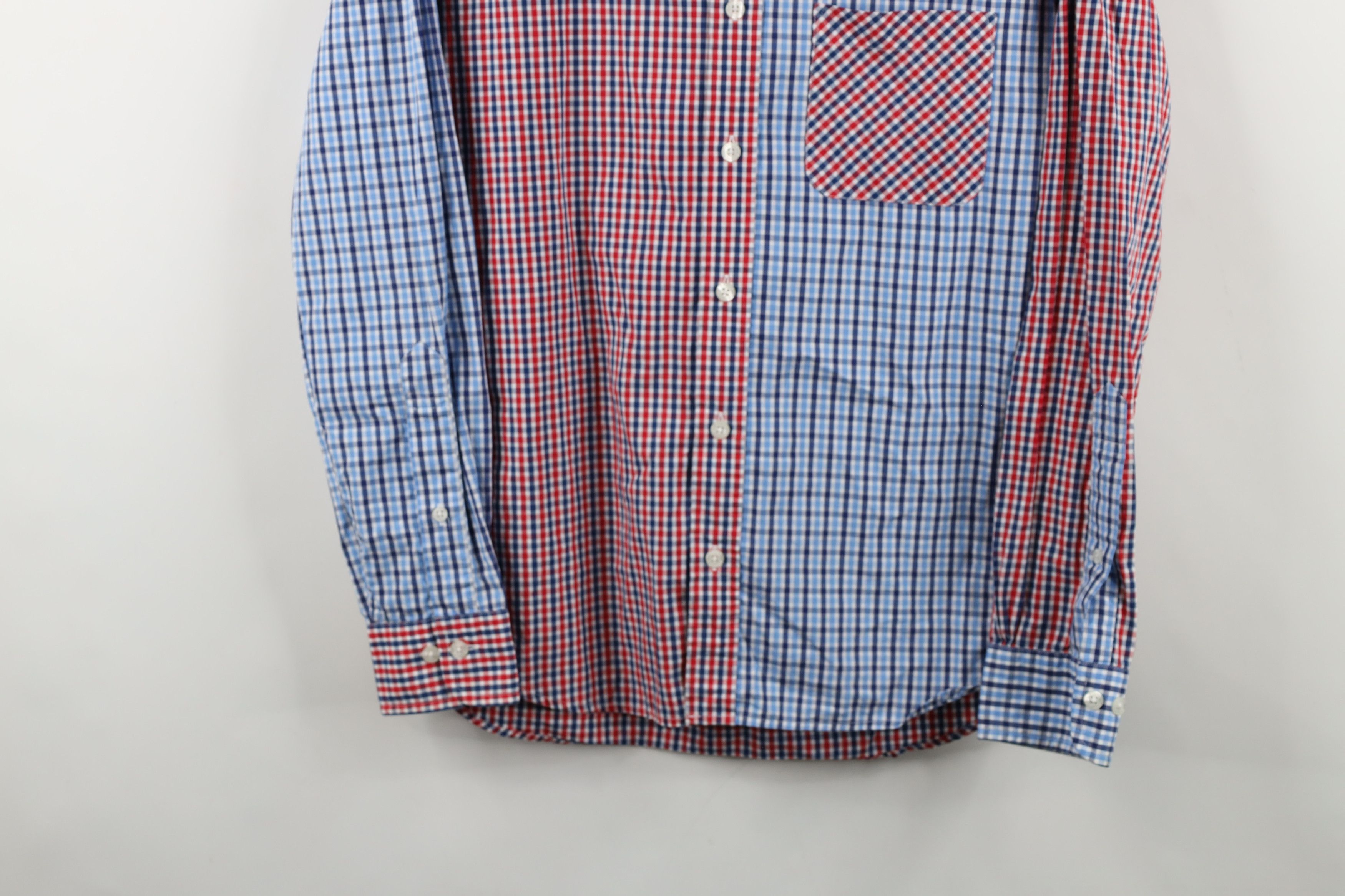 Brooks Brothers Brooks Brothers and Sew Color Block Plaid Button Down Shirt Size US XS / EU 42 / 0 - 3 Thumbnail