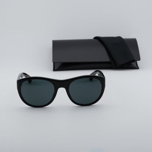 Saint Laurent Paris Saint Laurent SL 798 MAXIME 001 Sunglasses Black Oval Frame Size ONE SIZE - 11 Thumbnail