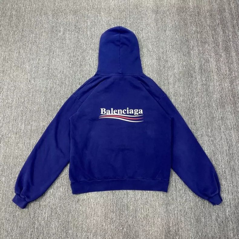 Balenciaga Balenciaga Hooded Sweatshirt with Logo-2505 Size US S / EU 44-46 / 1 - 2 Thumbnail