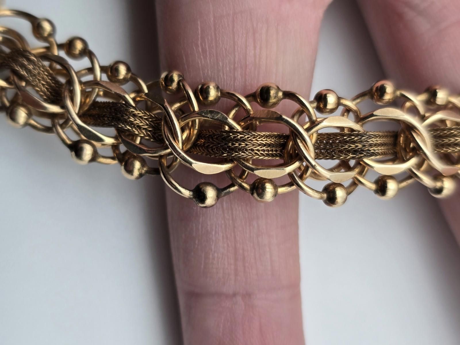 Eton Vtg Eton 1/20 12K Gold-Filled Bracelet –32g Bold Mid-Century Size ONE SIZE - 5 Thumbnail
