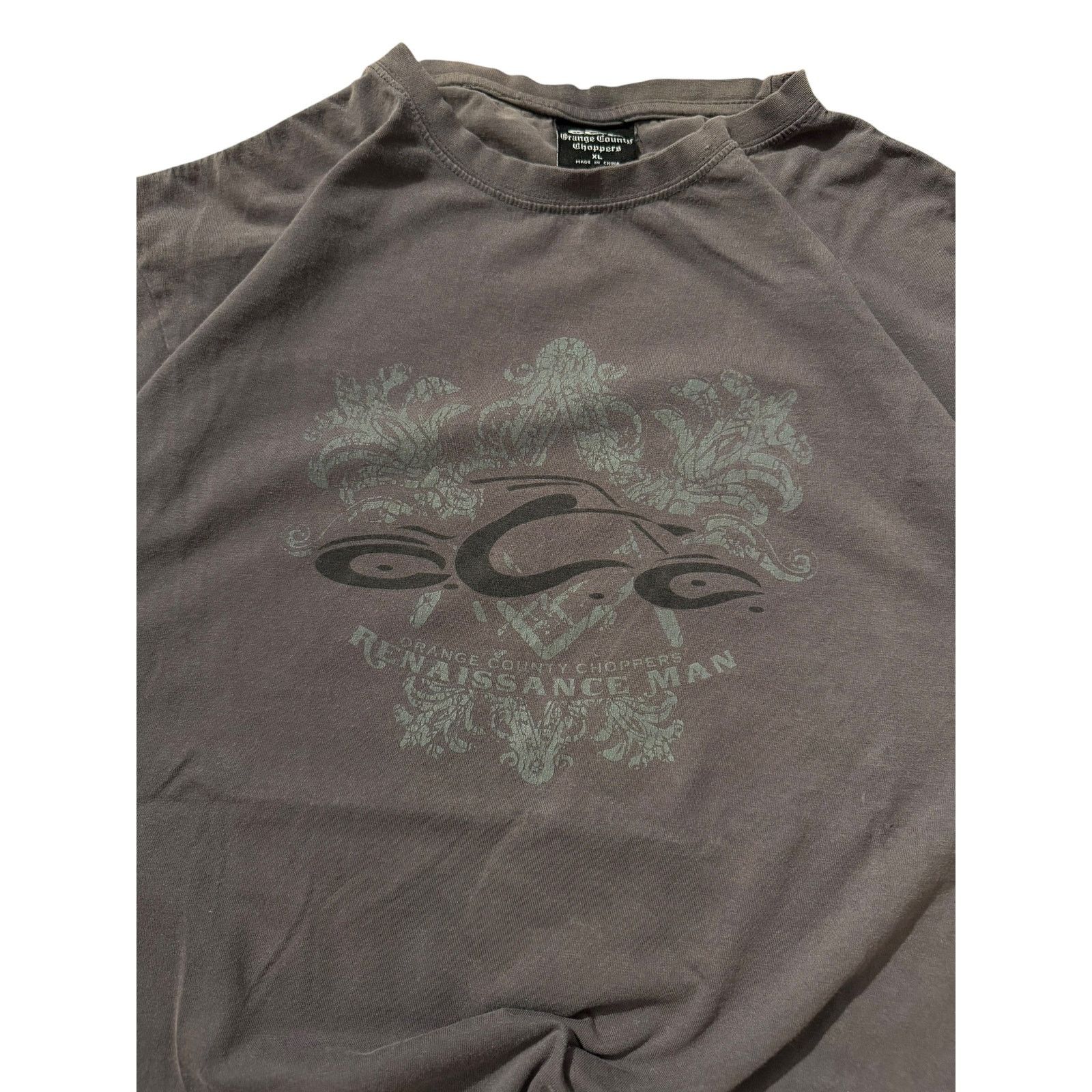 Vintage Vintage OCC Renaissance Man Faded Tee - Gray Size US XL / EU 56 / 4 - 3 Thumbnail