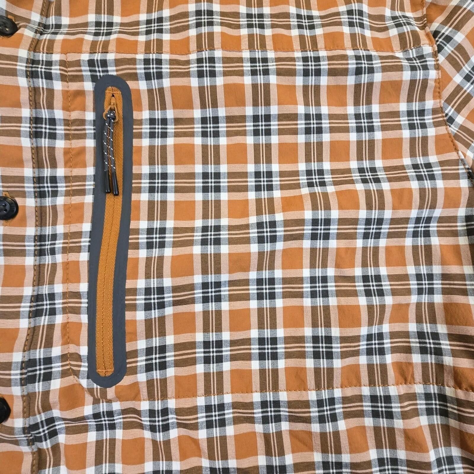 Other 5.11 Tactical Orange Plaid Short Sleeve Shirt 2XL Front Zip Size US XXL / EU 58 / 5 - 2 Thumbnail