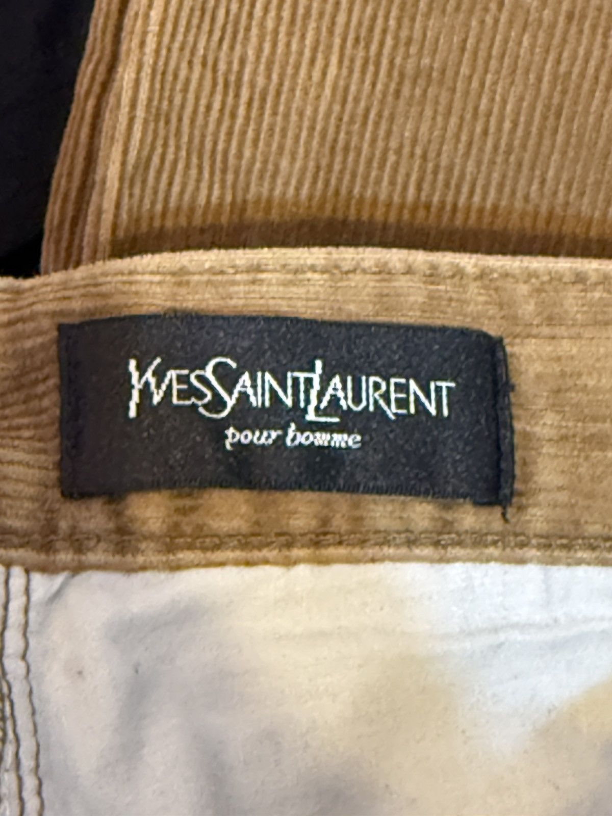Yves Saint Laurent 30x30 Corduroy YSL Pants Velvet Vintage Jeans Denim Logo Y2k Size US 30 / EU 46 - 7 Thumbnail