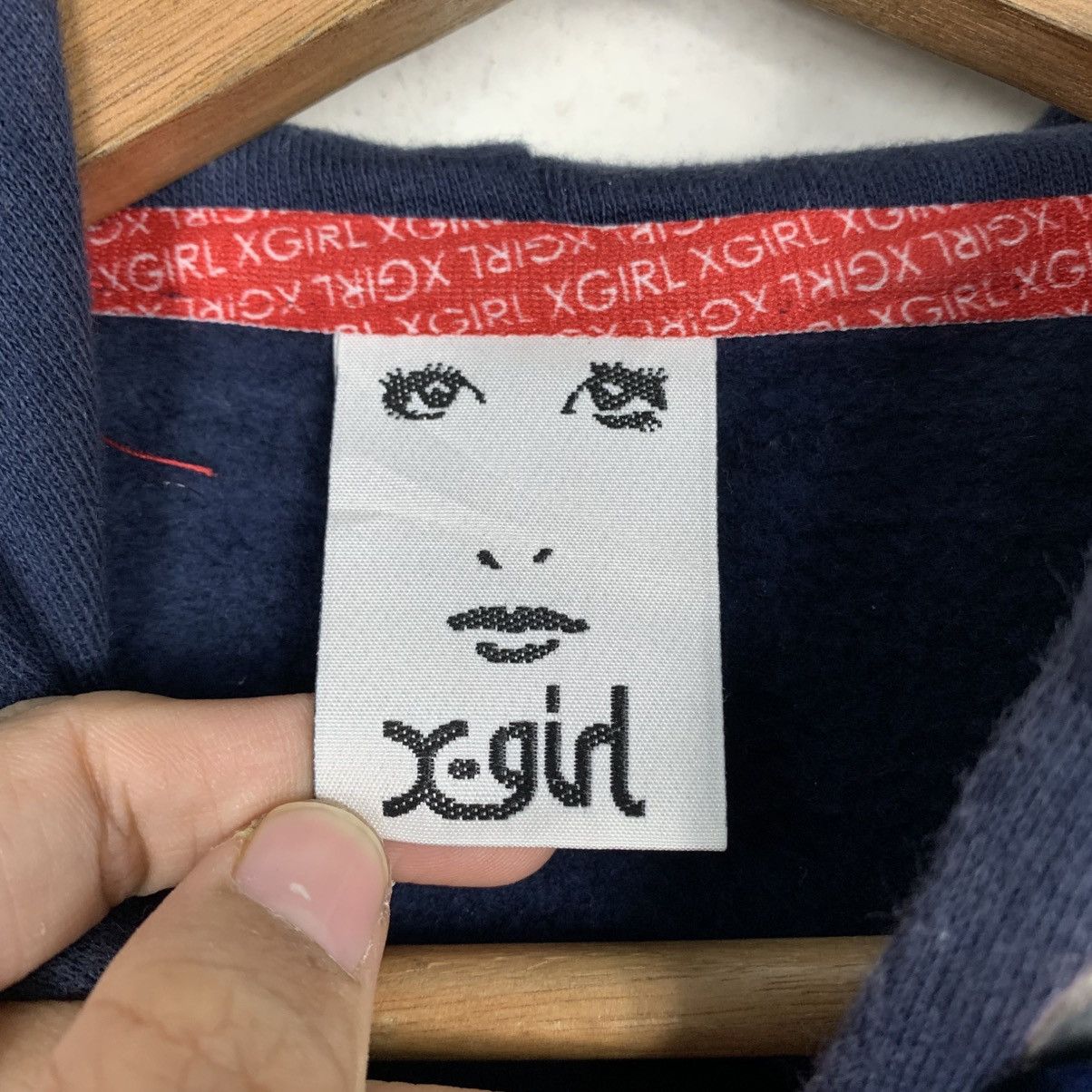 Japanese Brand Japanese Brand X-girl Long Hoodie Size S / US 4 / IT 40 - 14 Thumbnail