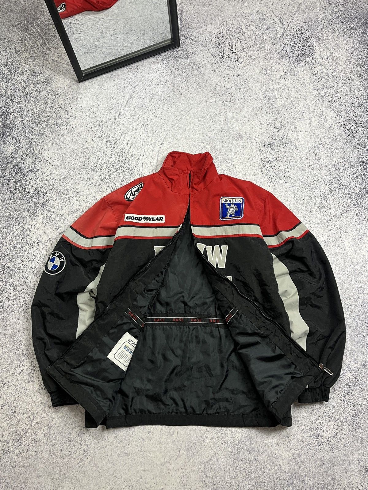 BMW × Vintage Vintage BMW Racing Jacket Michelin Good Year EmbroideredLogo Size US XXL / EU 58 / 5 - 6 Thumbnail