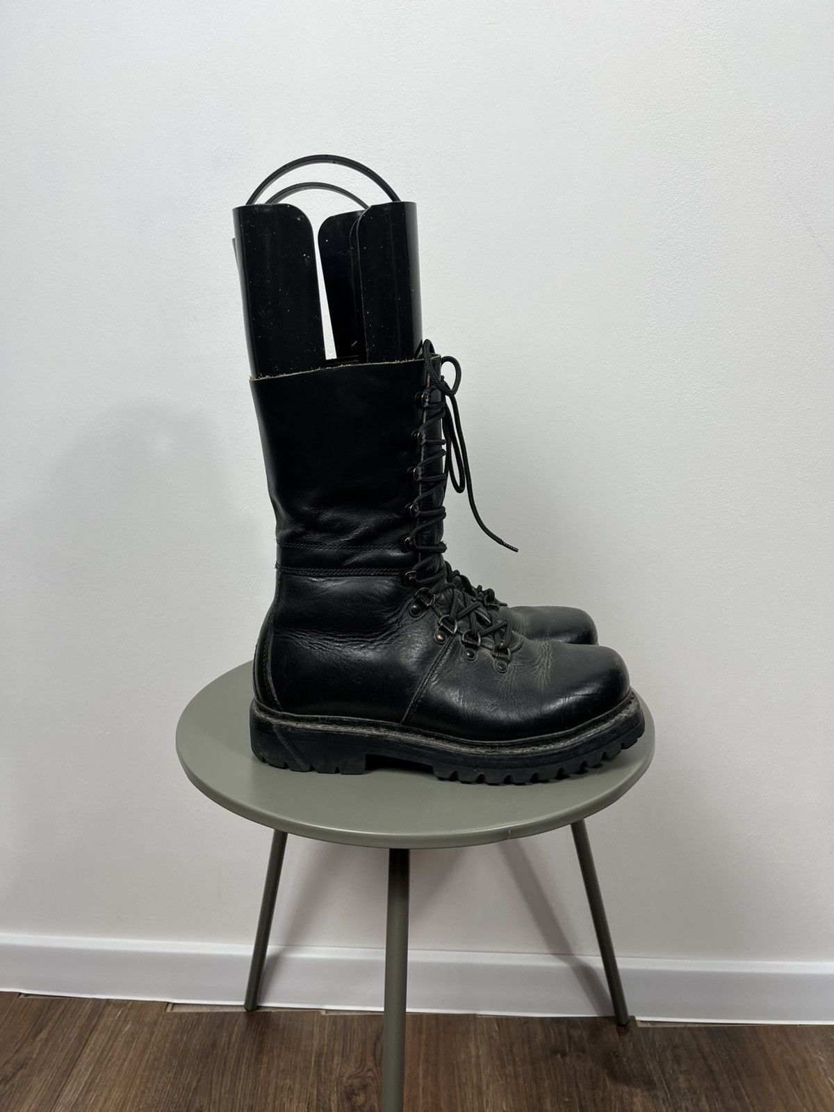 Other Vintage 1982 Military Leather Combat Boots Black Size 42 Size US 9 / EU 42 - 12 Thumbnail