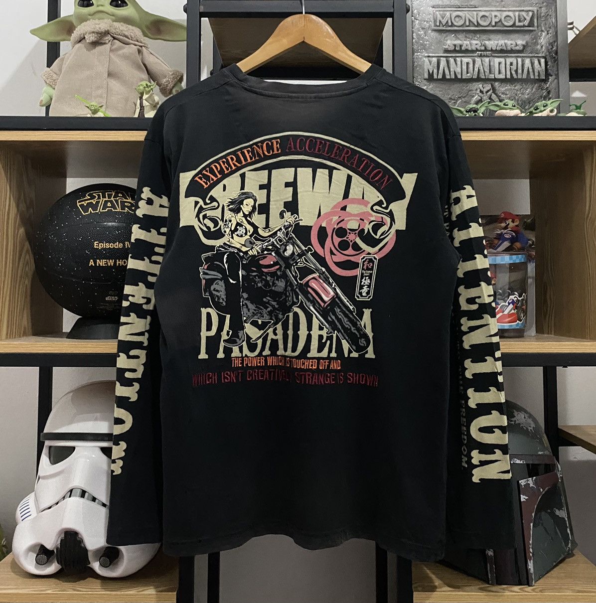 Hysteric Glamour × Japanese Brand × Vintage Japan Pasadana Freeway Tattoo Sexy Girl Longsleeve Size US L / EU 52-54 / 3 - 9 Thumbnail