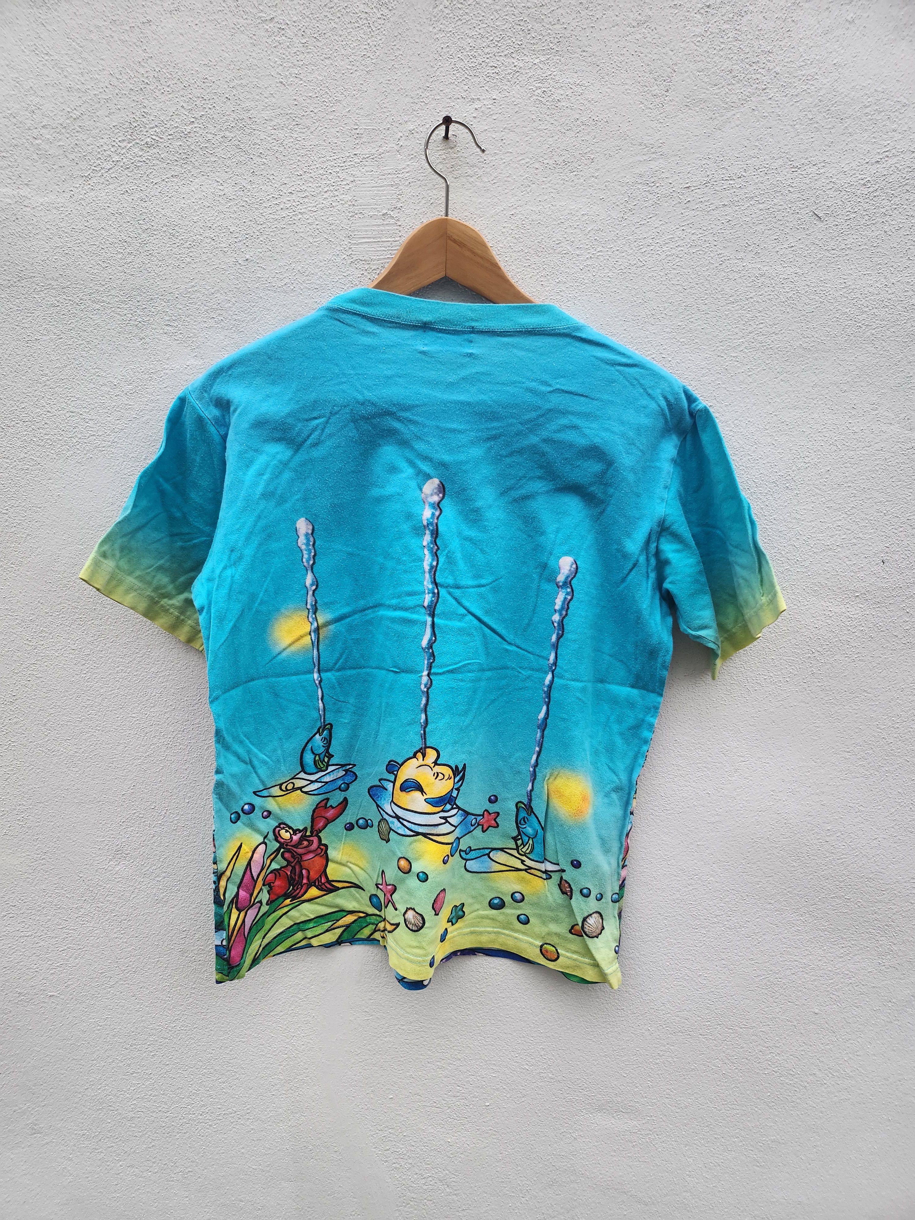 Anime × Cartoon Network × Japanese Brand 💥Vtg Mermaid in Love Cartoon Full Print Disney Size M / US 6-8 / IT 42-44 - 6 Thumbnail