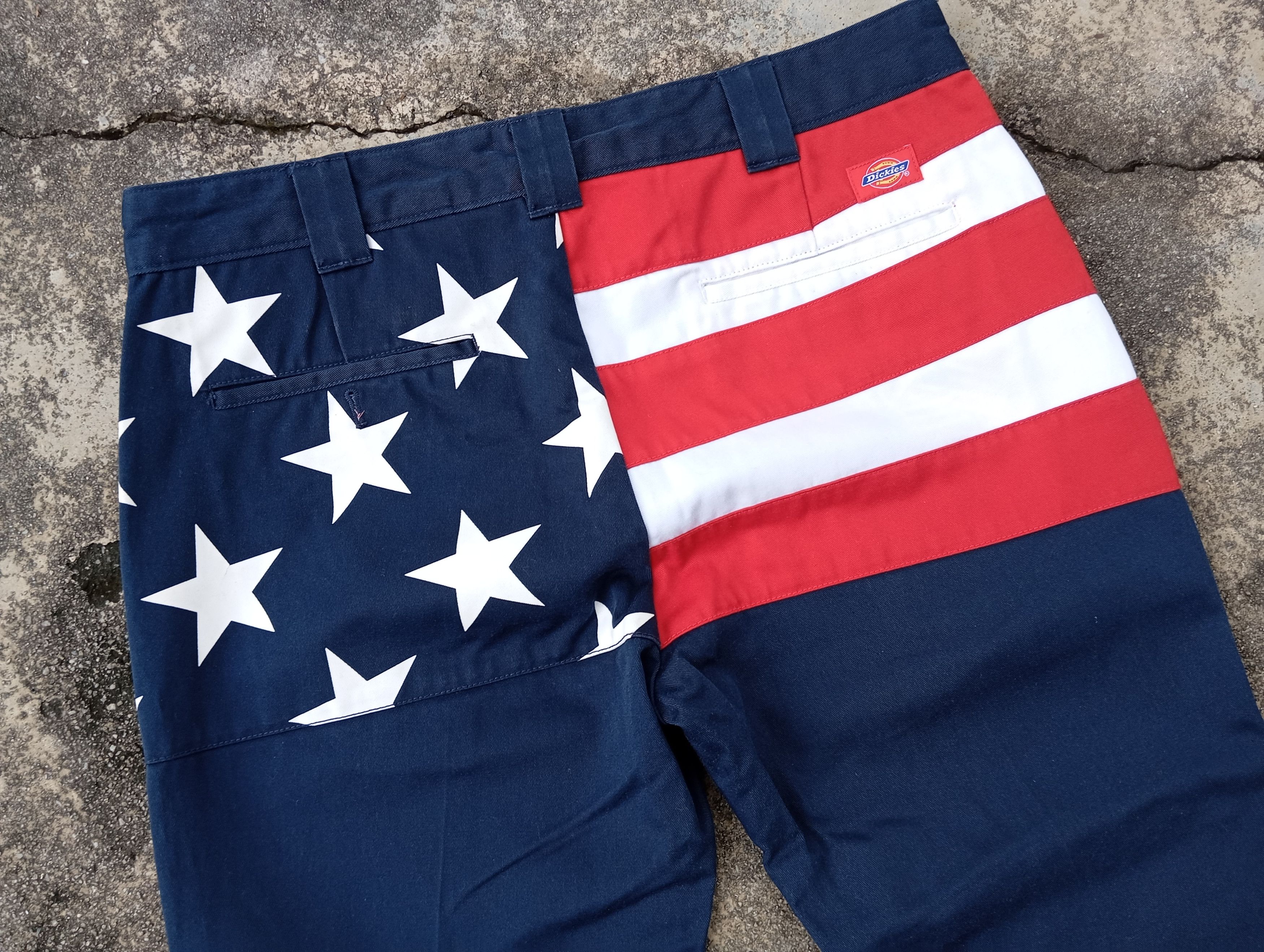 Dickies Dickies 🛠️ Star & Stripe Pants 🇺🇸 USA Flag Workpants Size US 36 / EU 52 - 1 Thumbnail