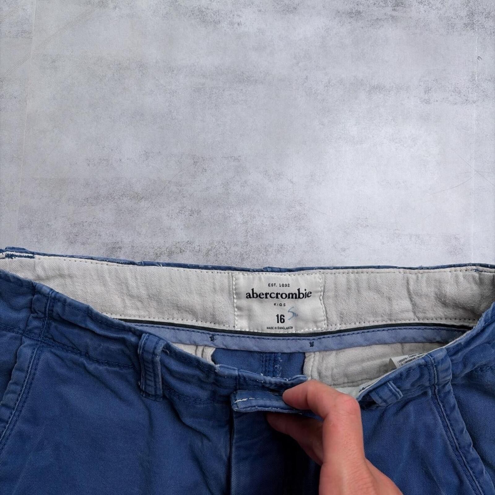 Abercrombie & Fitch Y2K Blue Abercrombie & Fitch Grunge Baggy Skater Shorts Size 32" / US 10 / IT 46 - 5 Thumbnail