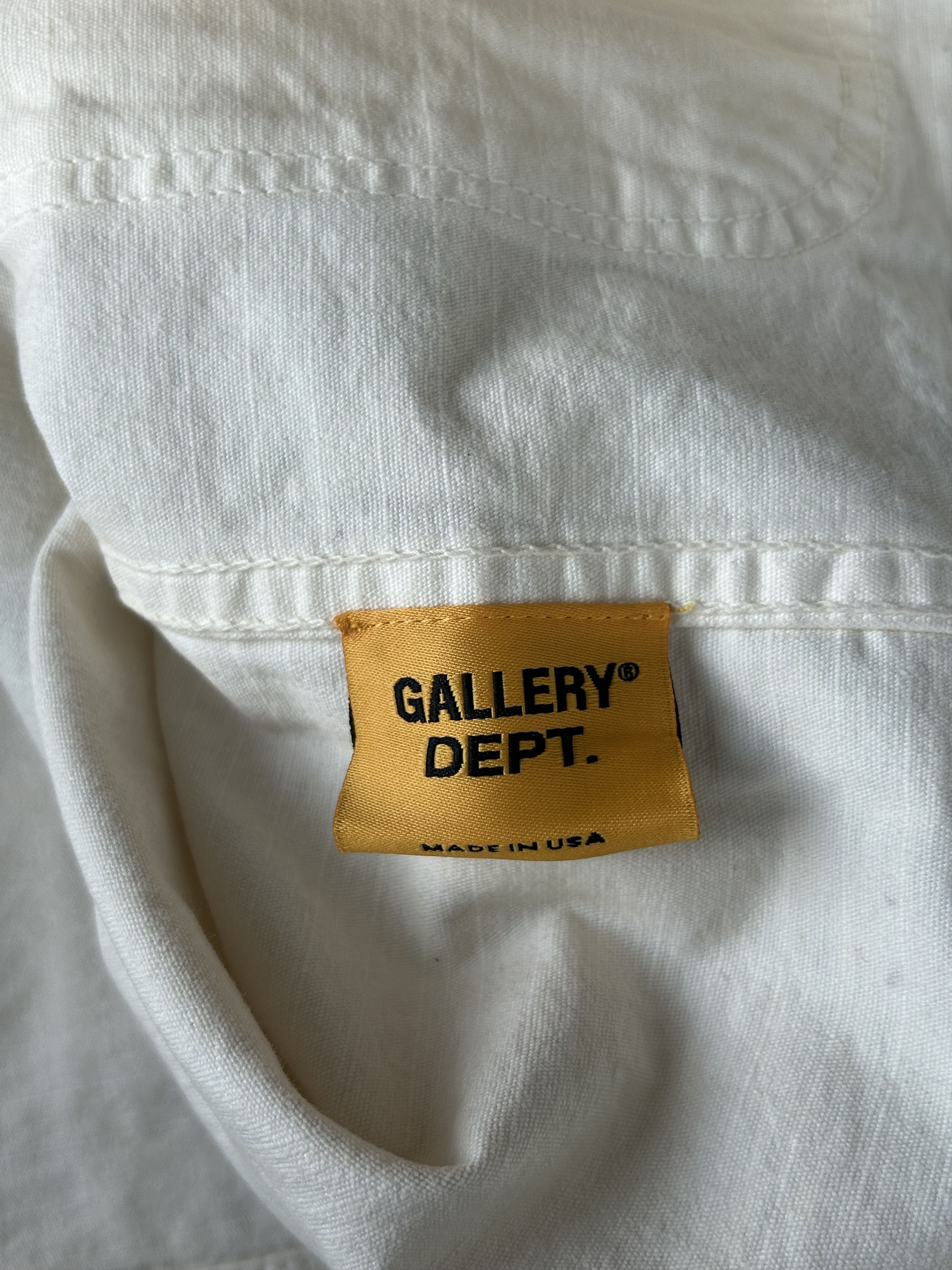 Gallery Dept. Gallery Dept Beige EP Paint Splatter Chore Jacket Size US S / EU 44-46 / 1 - 4 Thumbnail