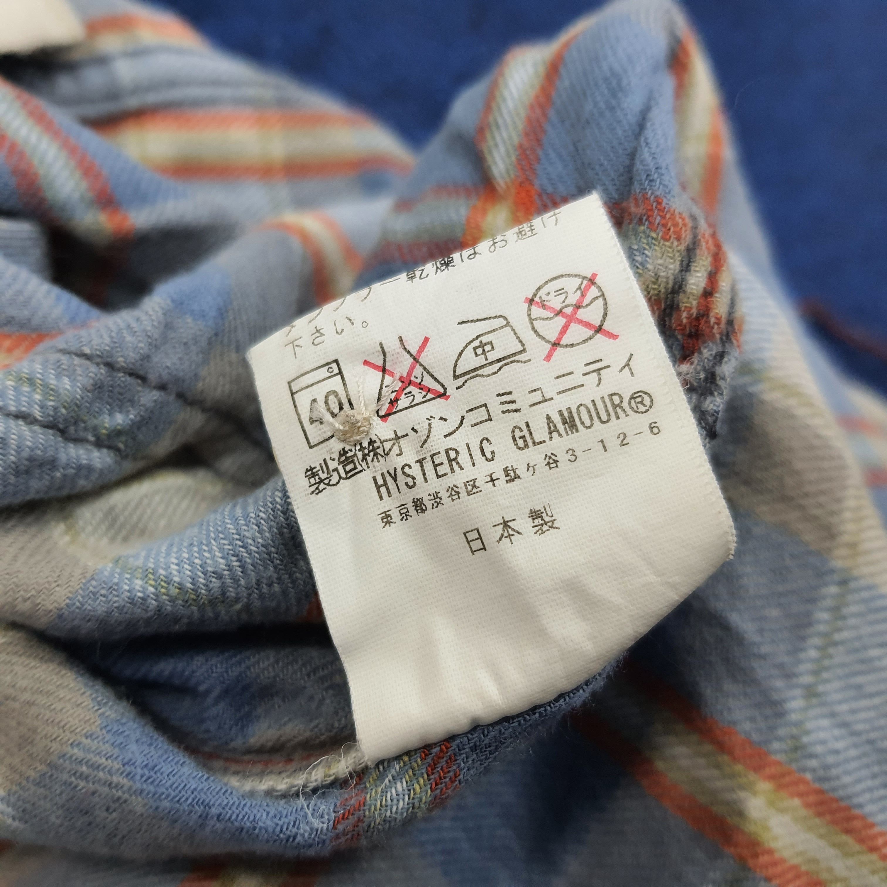 Hysteric Glamour Vintage Hysteric Glamour Japan Button Up Shirt C239N46 Size S / US 4 / IT 40 - 11 Thumbnail