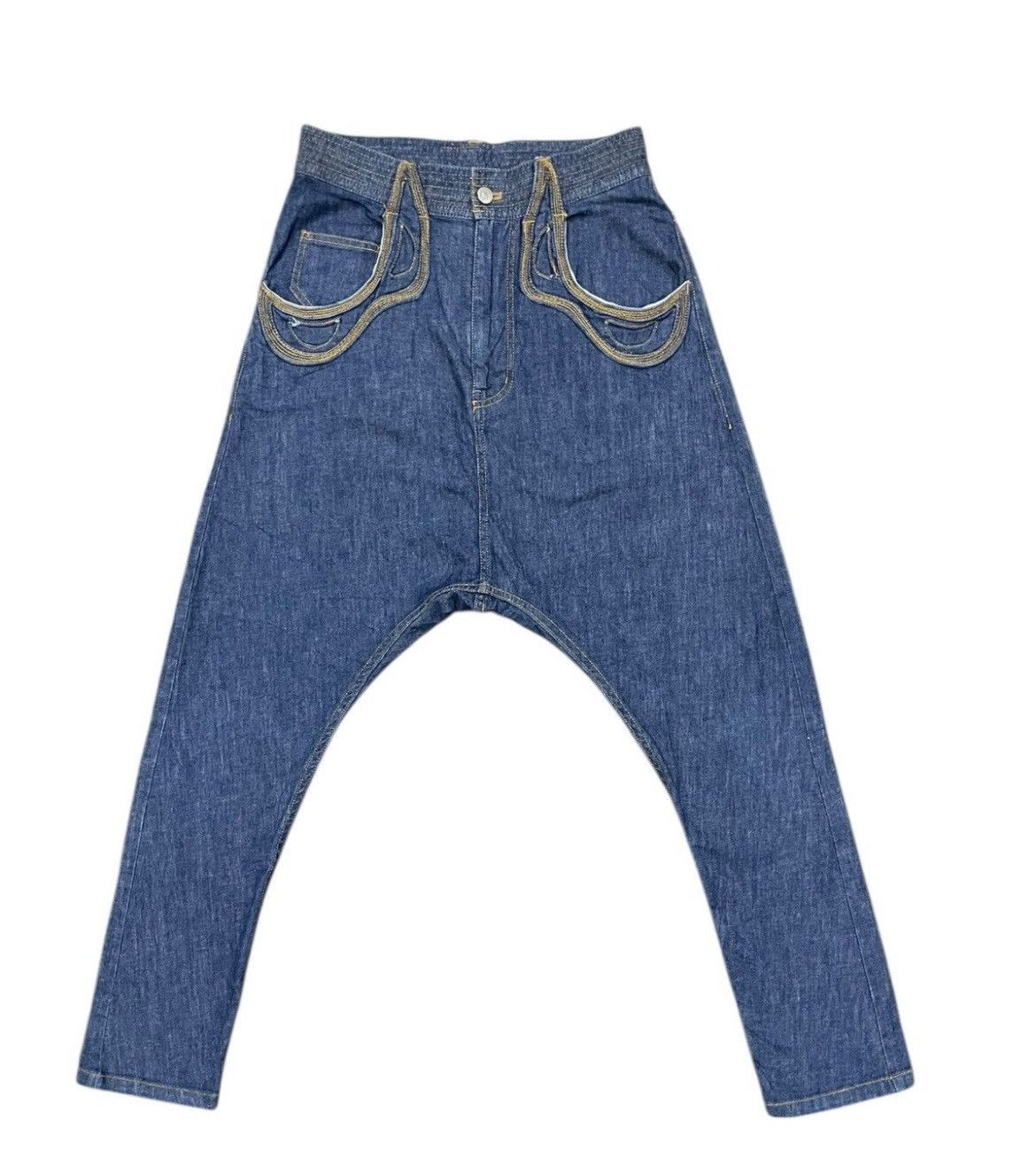 Tsumori Chisato Tsumori Chisato Issey Miyake Drop Crotch Dancer Denim Size US 29 - 2 Thumbnail