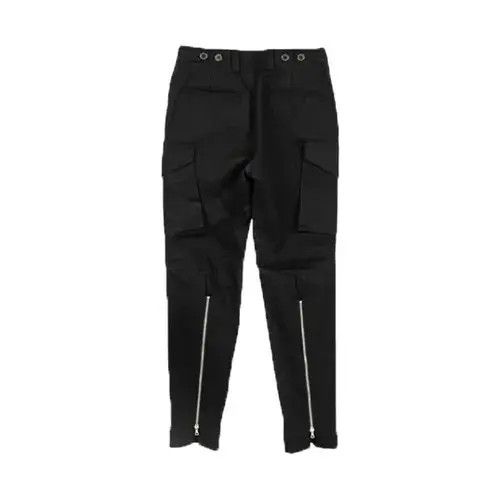 Japanese Brand Black Cargo Flared Pant Size US 34 / EU 50 - 4 Thumbnail