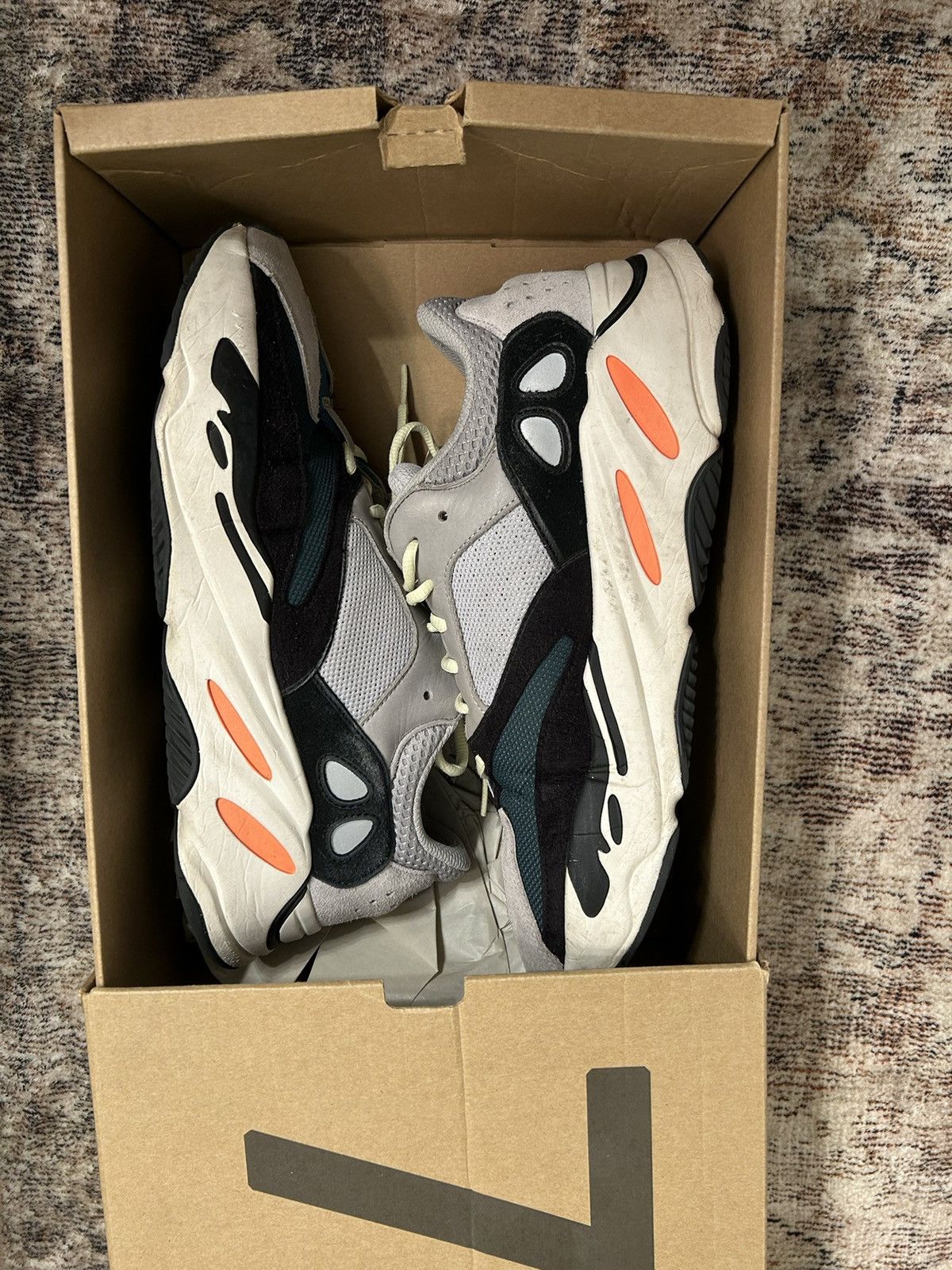 Adidas × Kanye West adidas Yeezy Boost 700 Wave Runner (2017/2023) Size US 12 / EU 45 - 2 Thumbnail