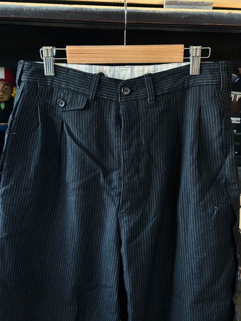 Yohji Yamamoto Yohji Yamamoto Pinstripe Trousers-2505 Size US 30 / EU 46 - 2 Thumbnail