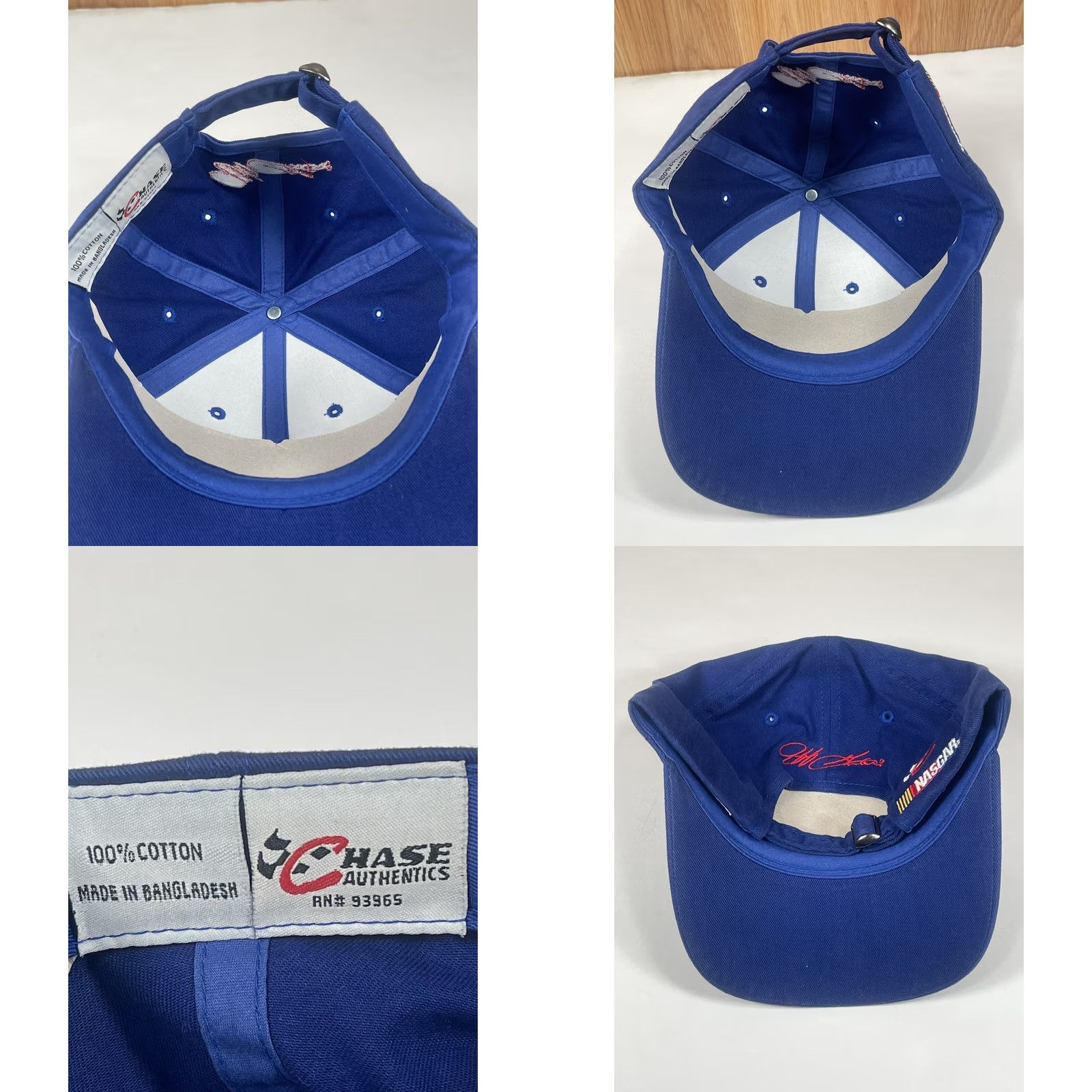 Chase Authentics Chase Authentics DuPont Motorsports #24 Blue StrapBack Hat Cap OneSize Fits Most Size ONE SIZE - 8 Thumbnail