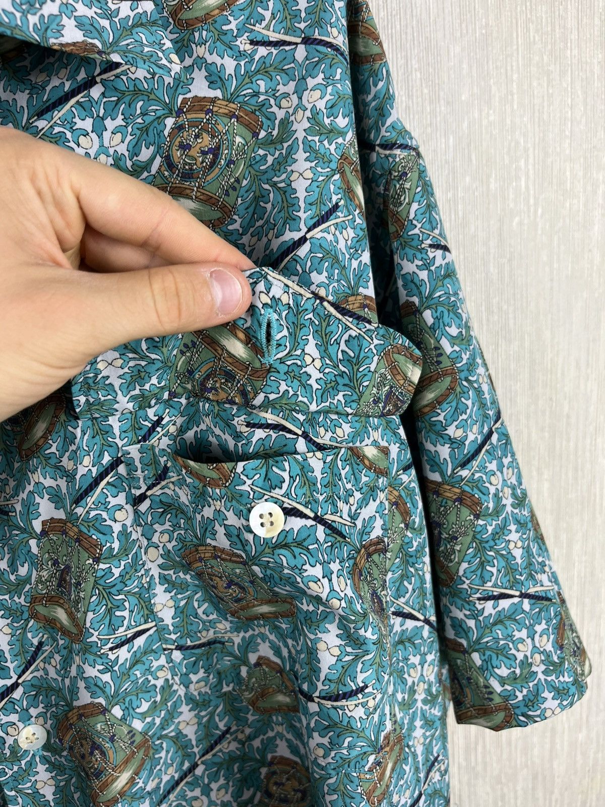 Japanese Brand Vintage Comme Ca Du Mode Men patterned shirt Japanese Size US L / EU 52-54 / 3 - 11 Thumbnail
