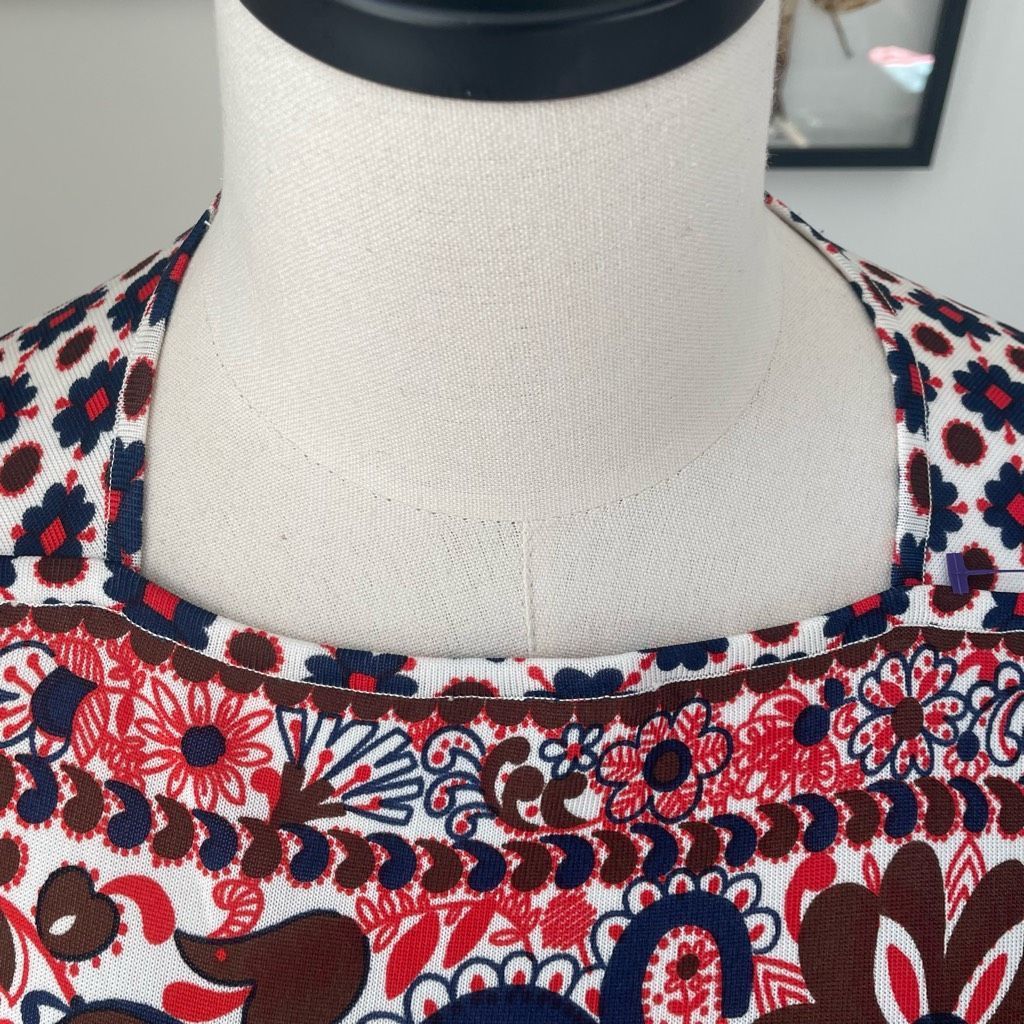 Vintage Vintage 70s Goldworm Italy Short Sleeve Mod Boho Print Dress Size M / US 6-8 / IT 42-44 - 5 Thumbnail