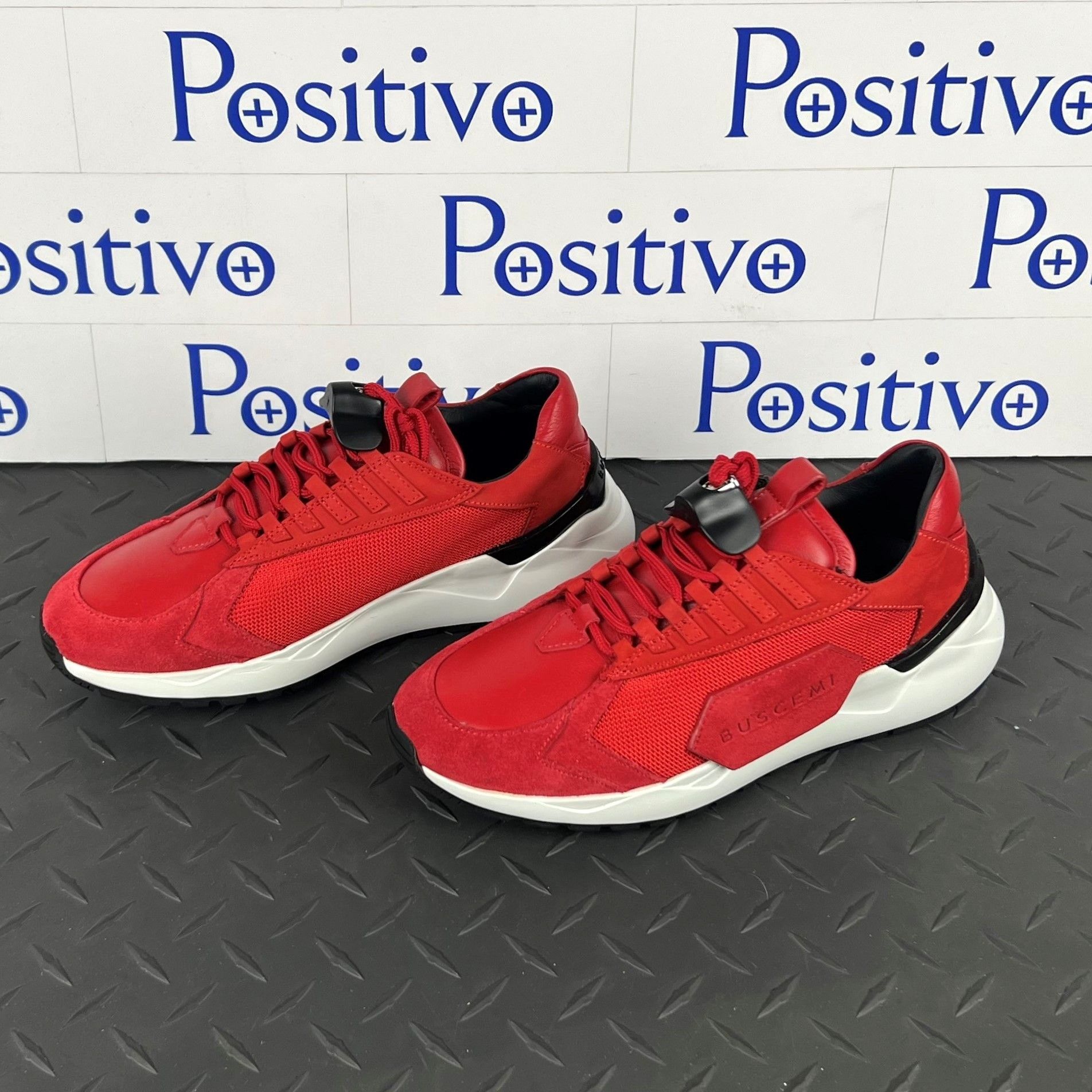 Buscemi Buscemi Run 2 Red Suede Low Top Sneakers US 7 SAMPLE Size US 7 / IT 37 - 2 Thumbnail