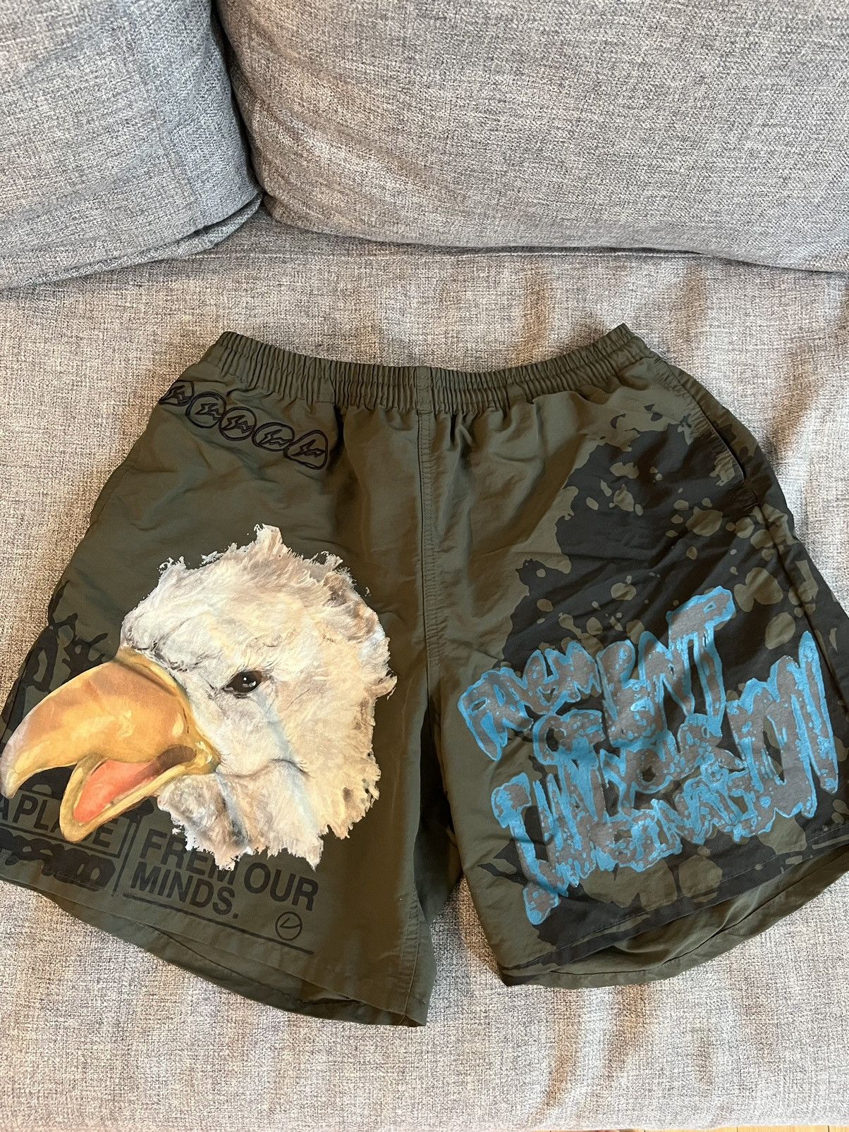 Travis Scott for fragment imagination shorts