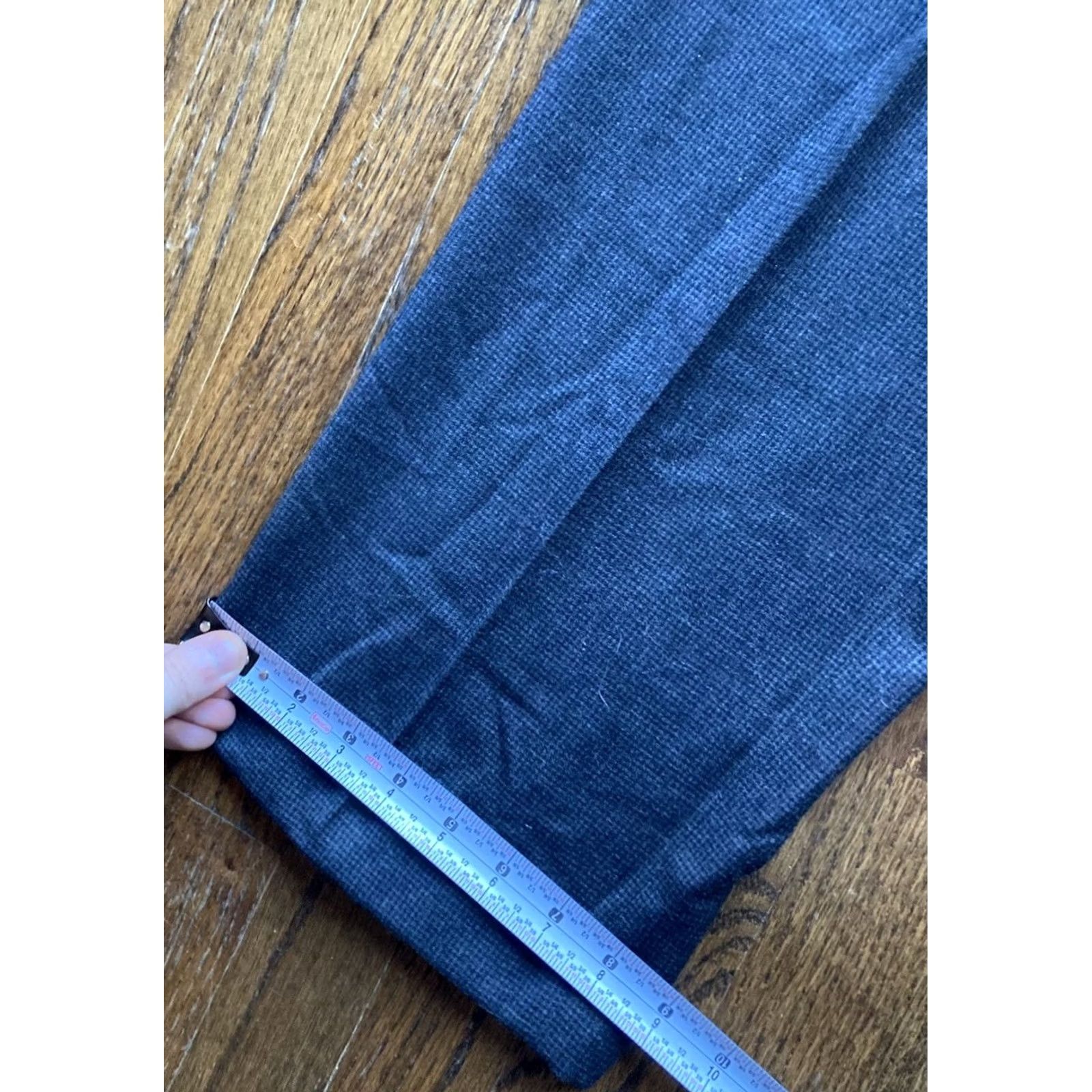 Polo Ralph Lauren VINTAGE Polo Ralph Lauren Pants Mens 35x32 Wool Cashmere Houndstooth Gray Regular Straight Dress Pants Mens Boys Girls Size US S / EU 44-46 / 1 - 3 Thumbnail