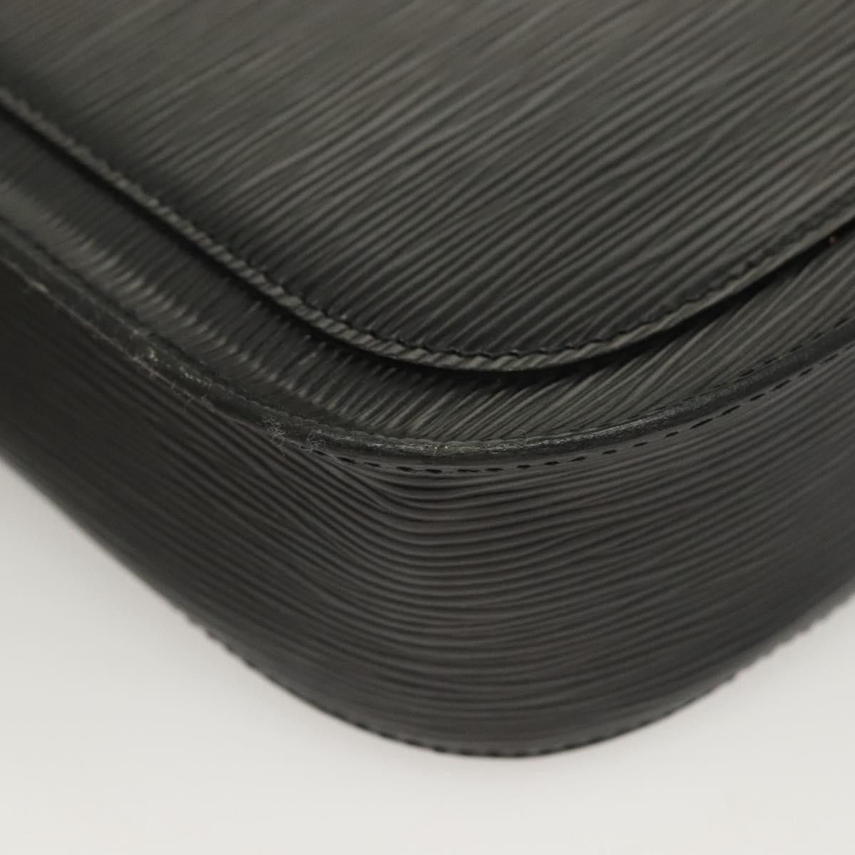 Louis Vuitton LOUIS VUITTON Epi Saint Cloud GM Shoulder Bag Black Noir Size ONE SIZE - 16 Thumbnail