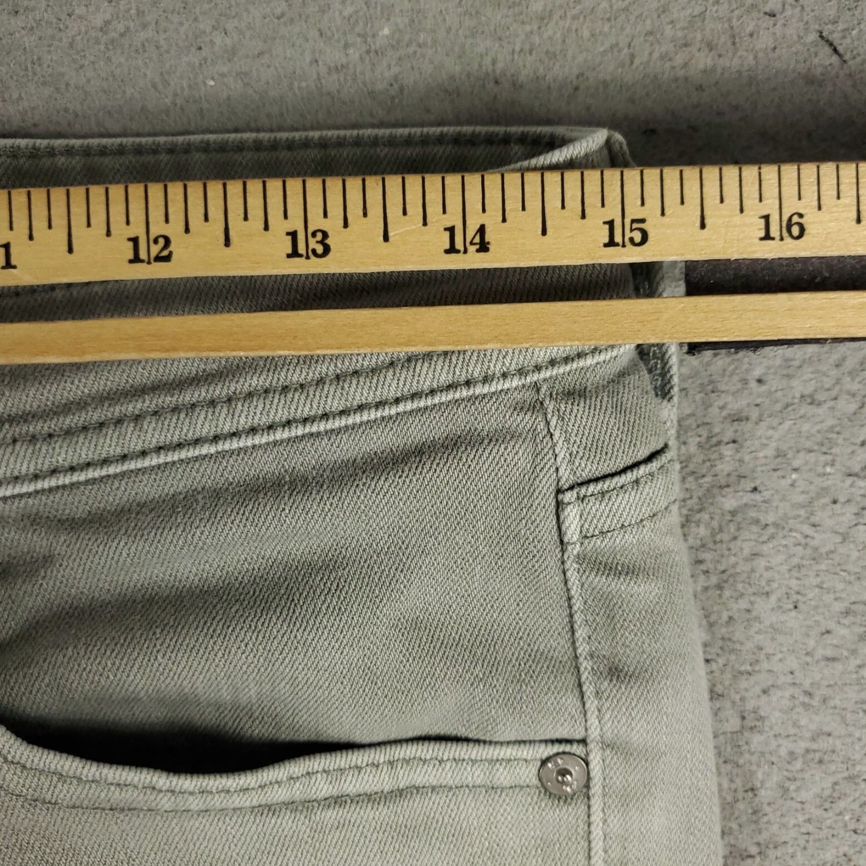 Nomad AG Adriano Goldschmied Jeans Mens 30x28 Gray Modern Slim Denim Pants Regular Fit Size US 30 / EU 46 - 4 Thumbnail